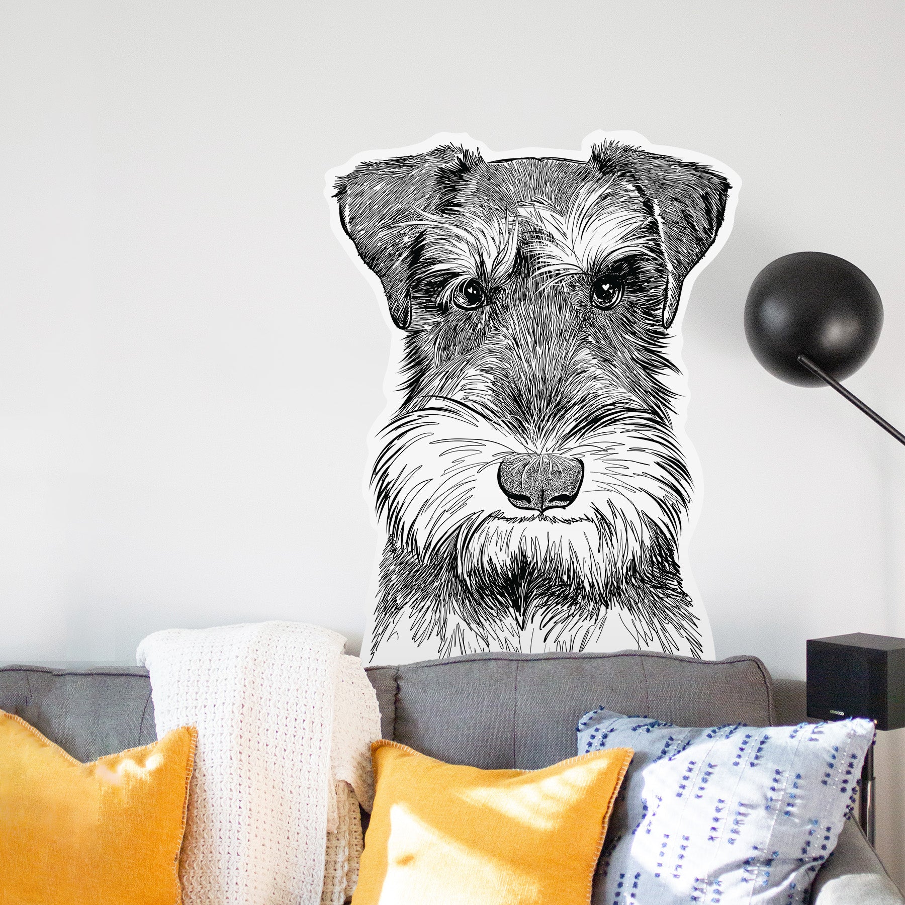 Murphy the Mini Schnauzer - Wall Decal