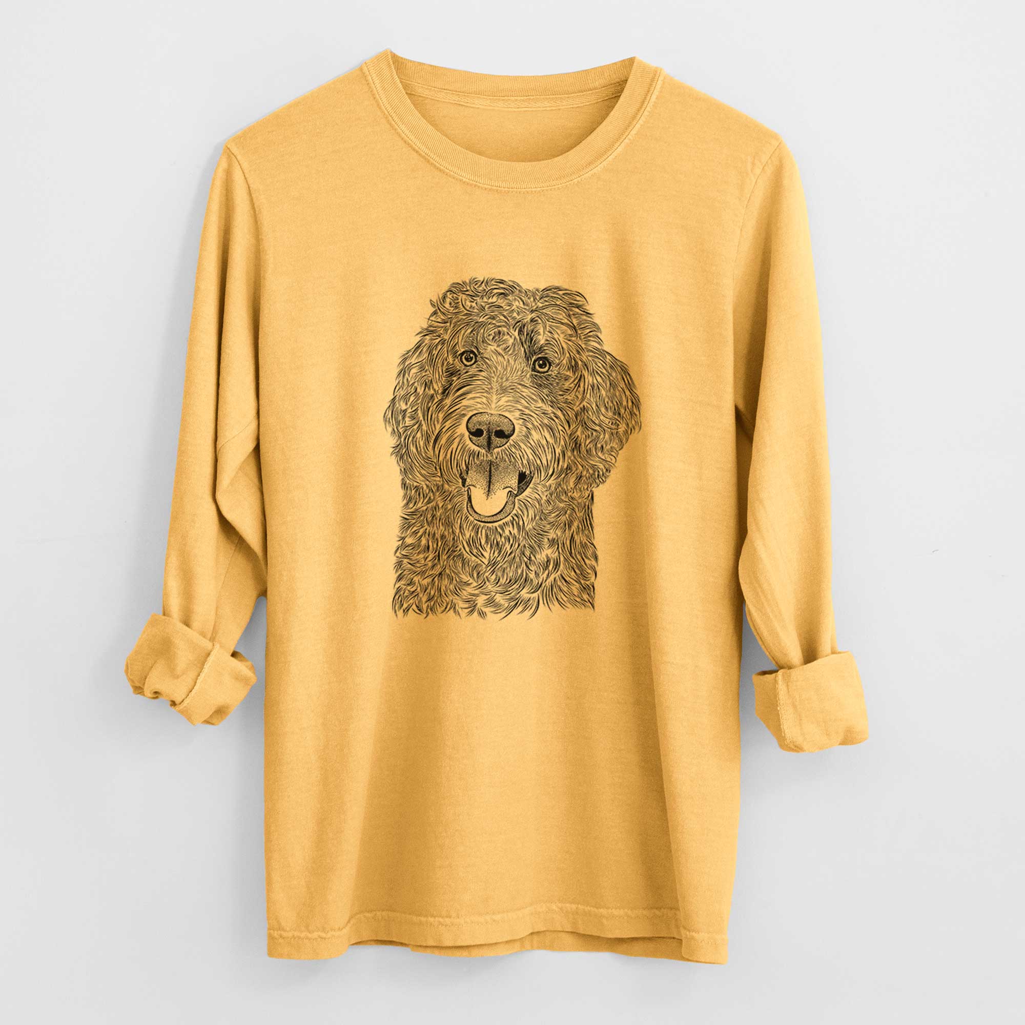 Bare Murr Dog the Labradoodle - Heavyweight 100% Cotton Long Sleeve