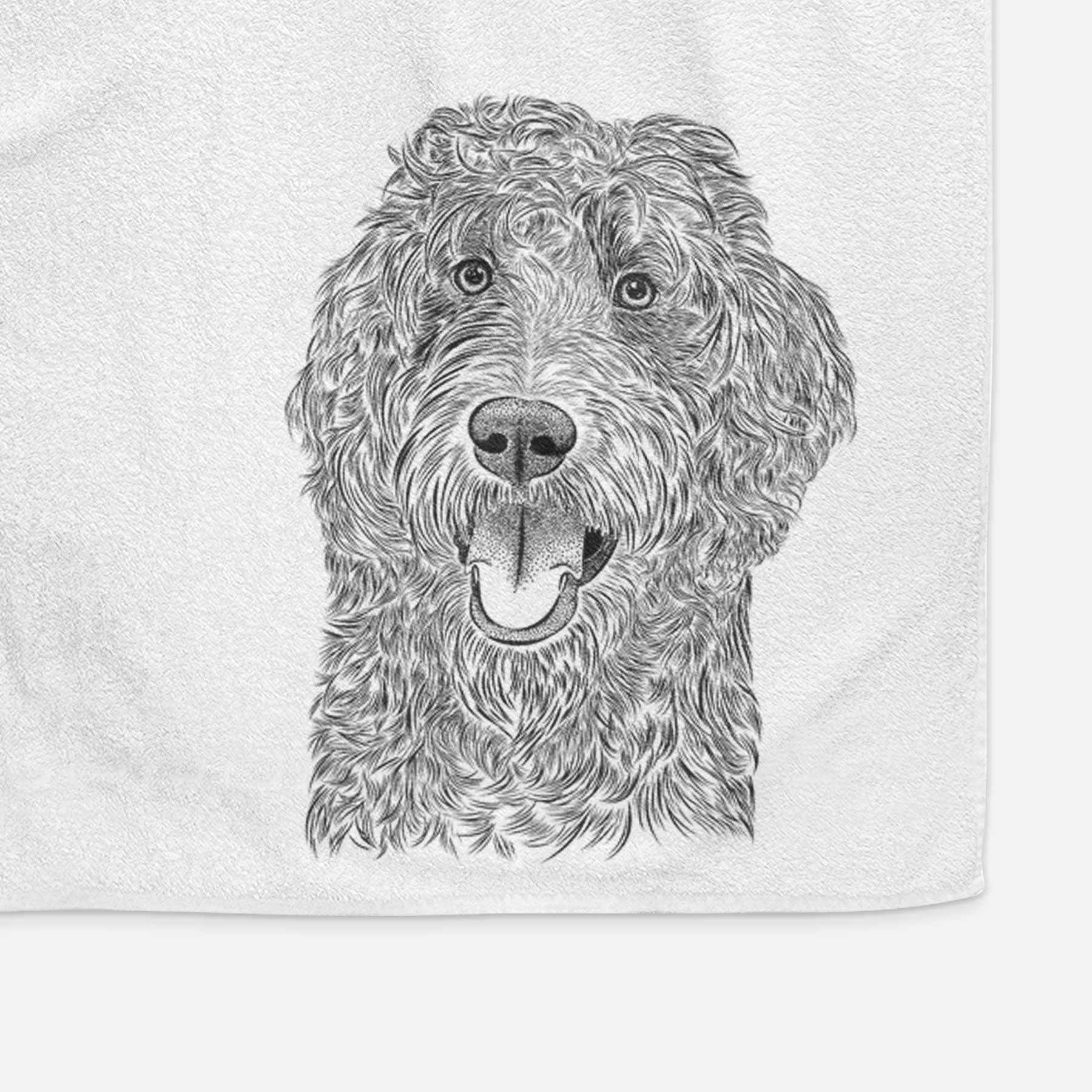 Murr Dog the Labradoodle Decorative Hand Towel