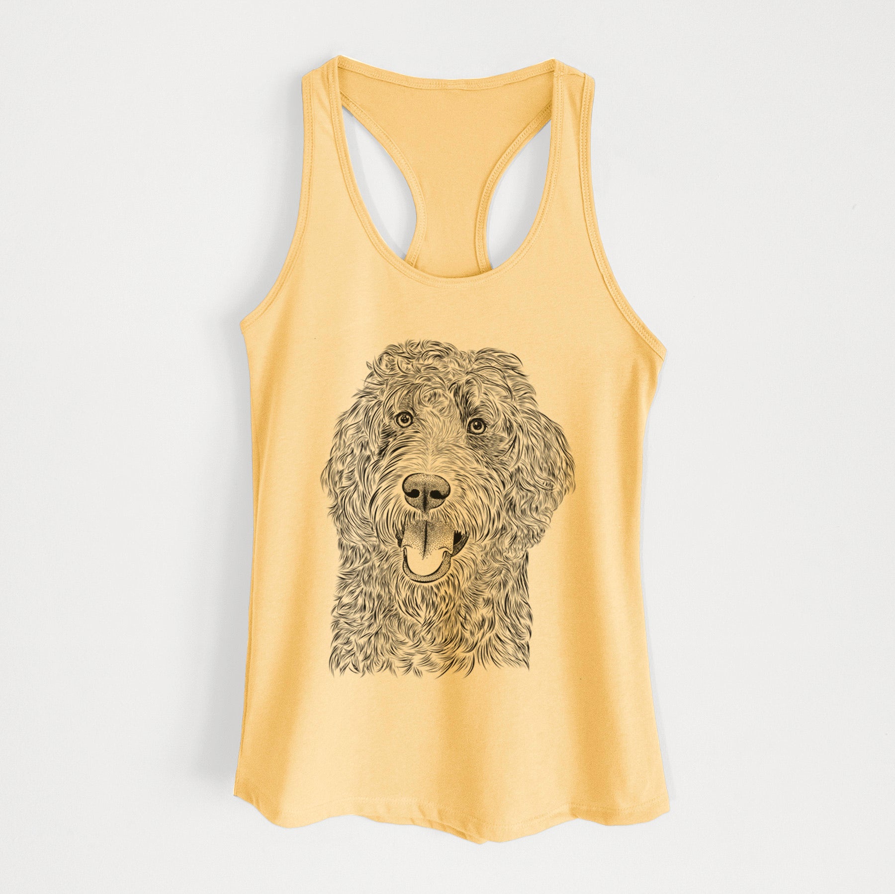 Murr Dog the Labradoodle - Women's Racerback Tanktop