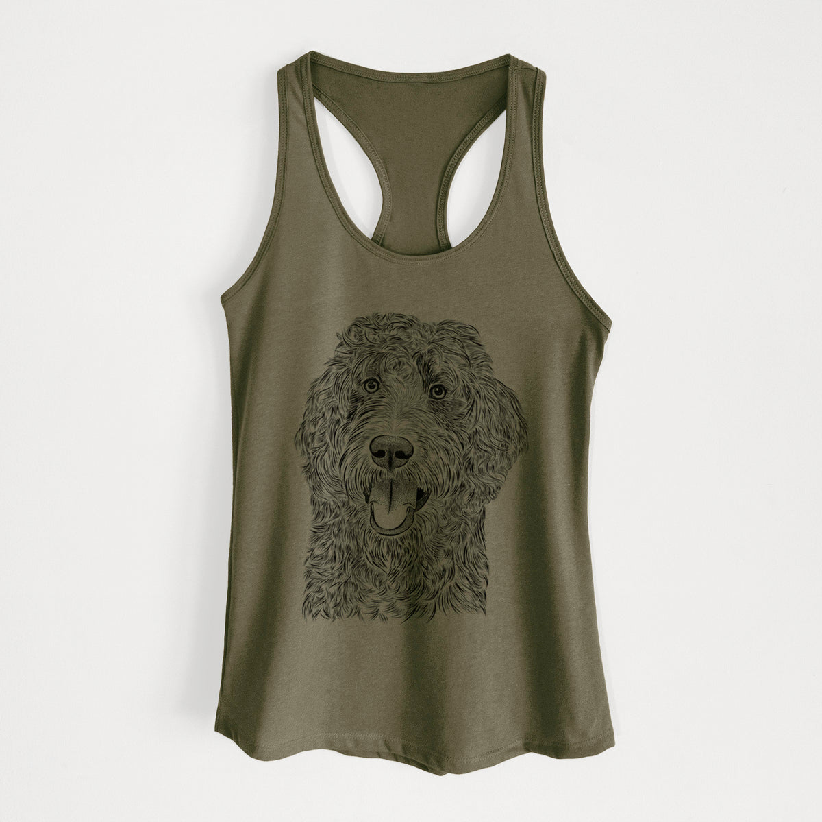 Murr Dog the Labradoodle - Women's Racerback Tanktop