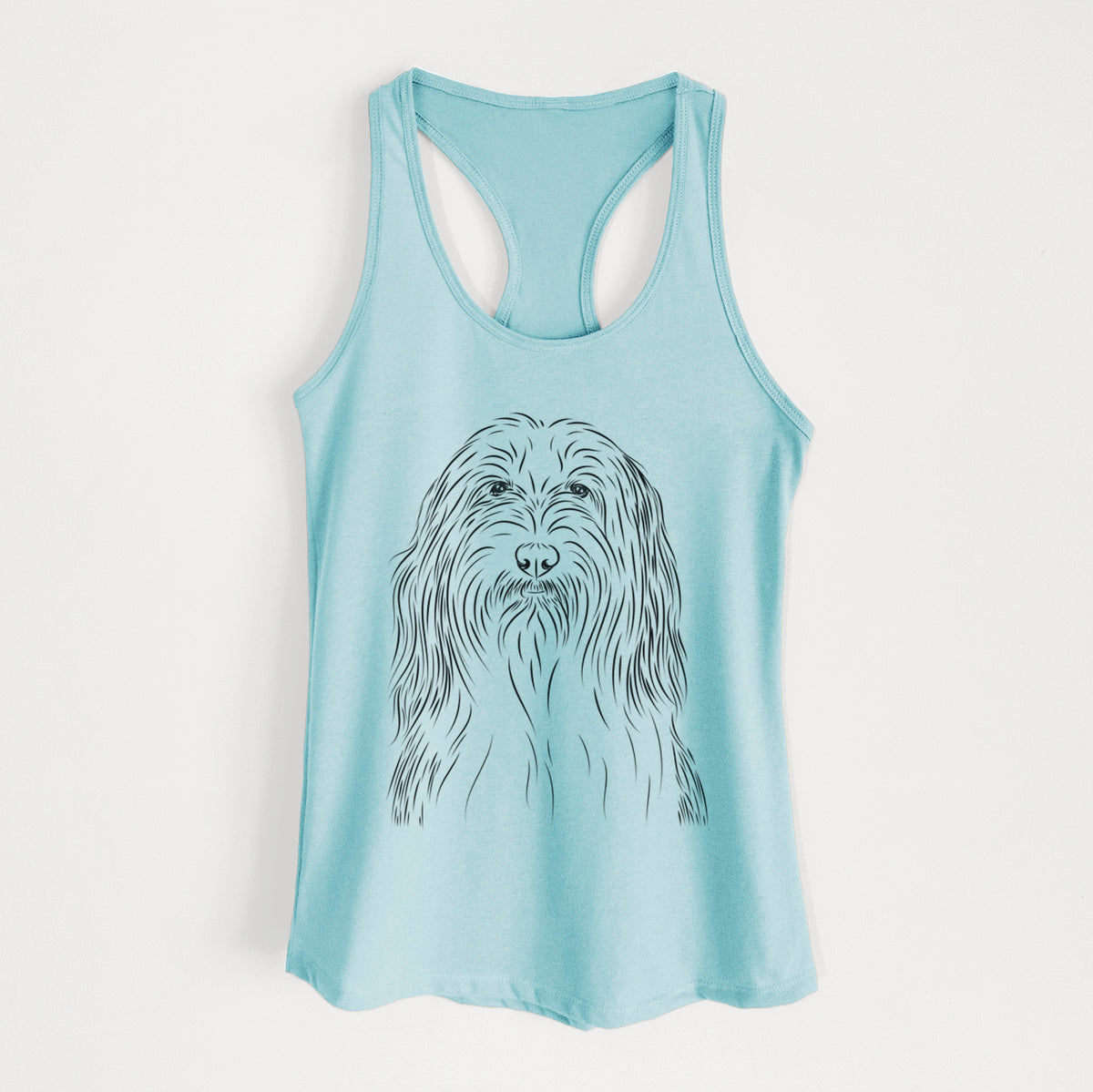 Murray the Bearded Collie - Women's Racerback Tanktop