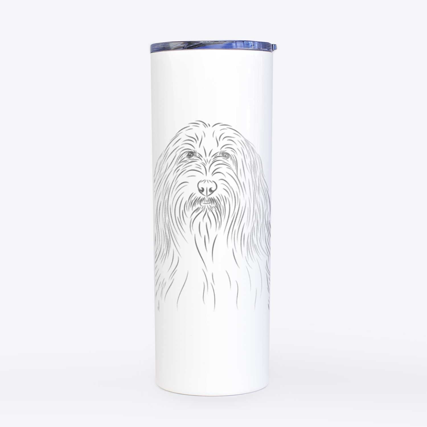 Murray the Bearded Collie - 20oz Skinny Tumbler