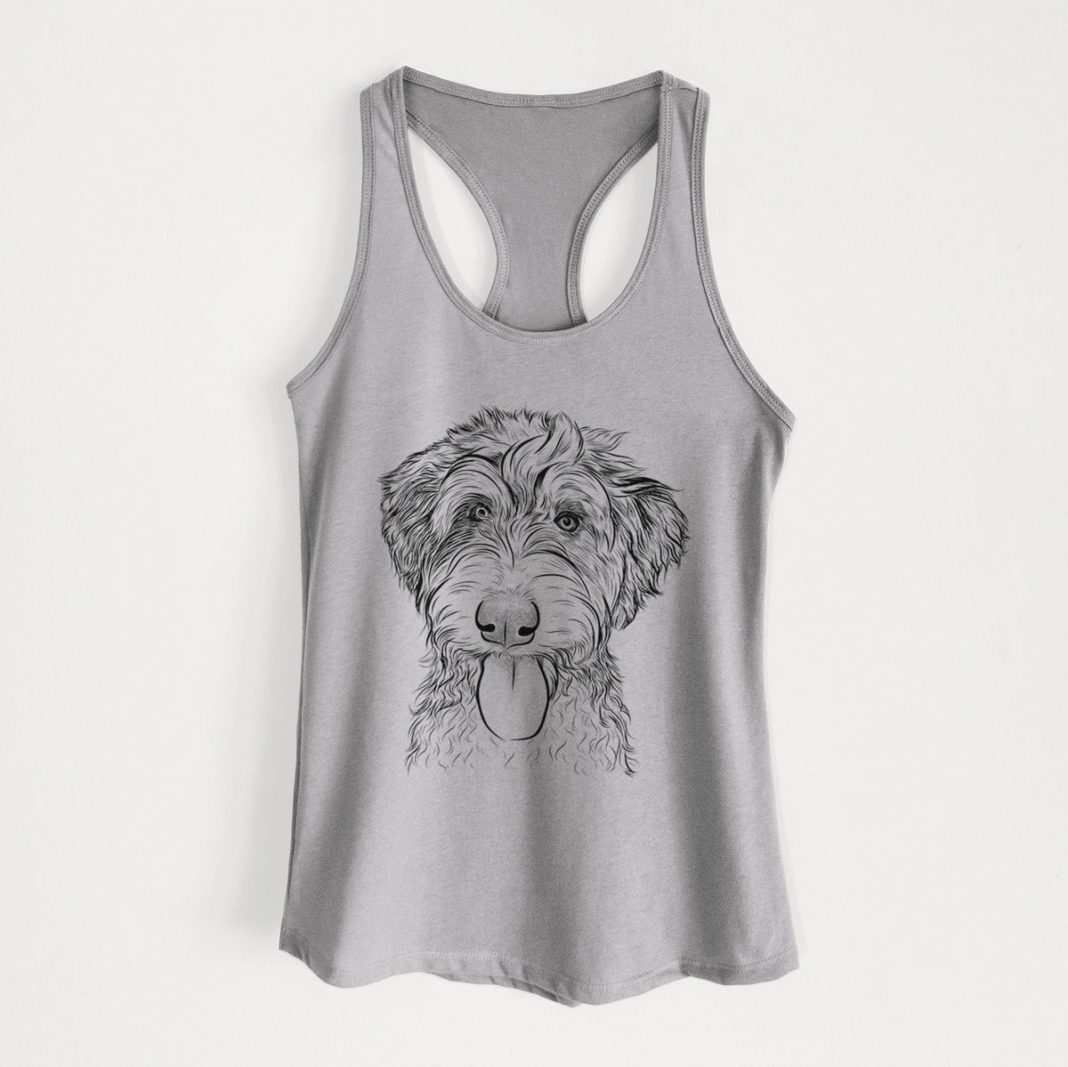 Myrtle Mae the Aussiedoodle - Women&#39;s Racerback Tanktop