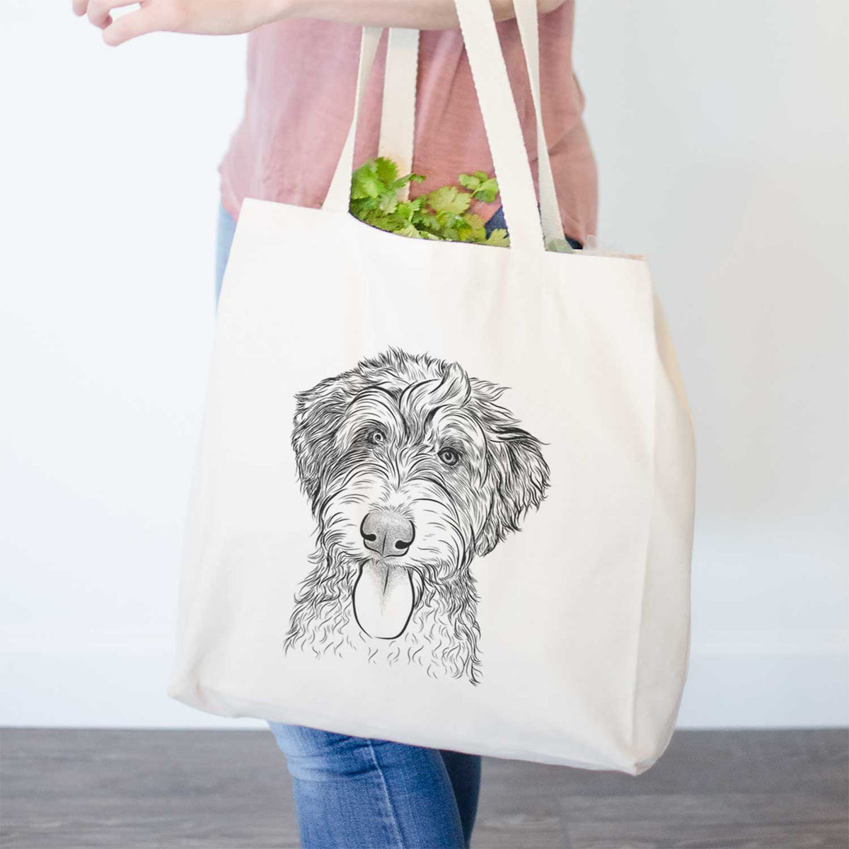 Myrtle Mae the Aussiedoodle - Tote Bag