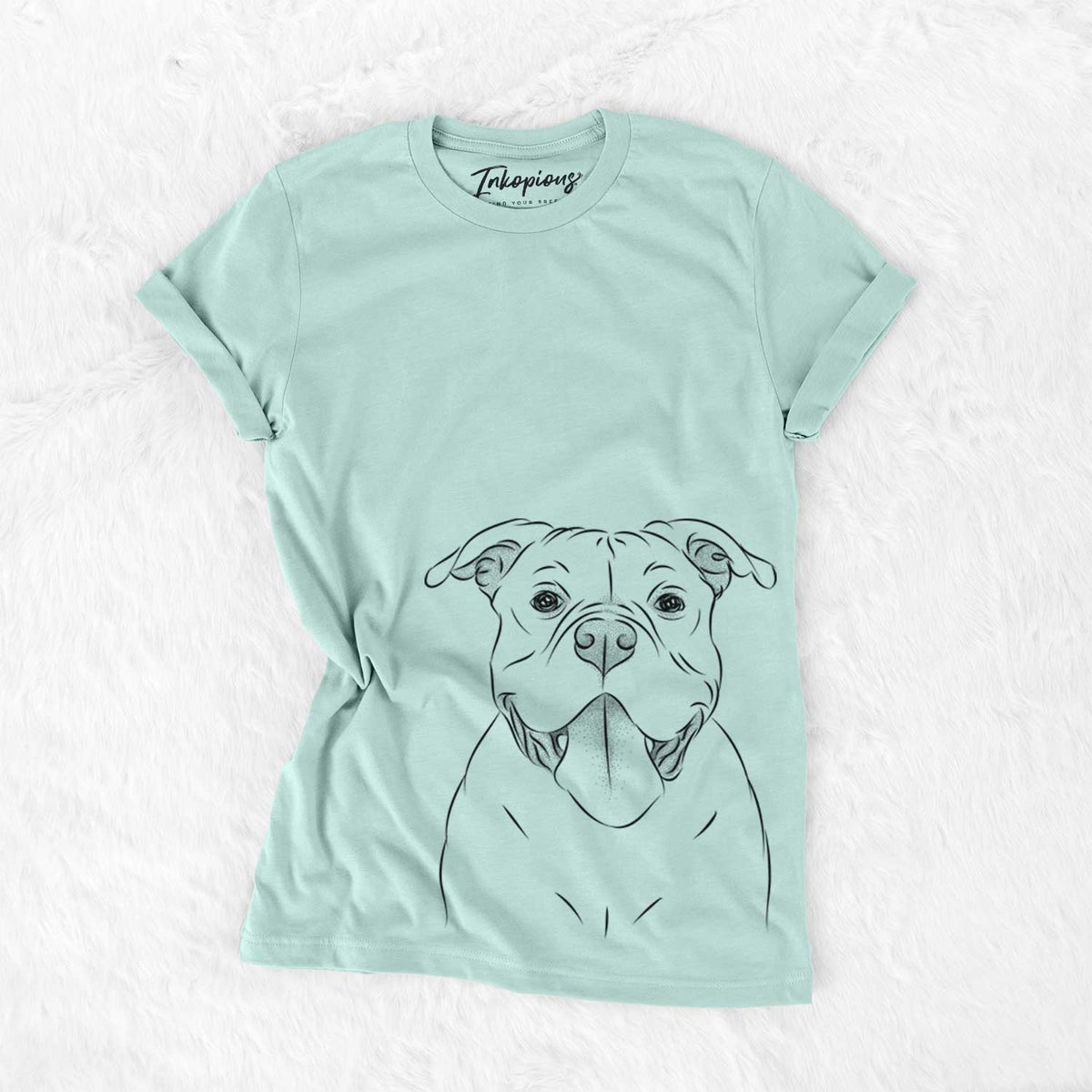 Bare Nacho the American Bully - Unisex Crewneck