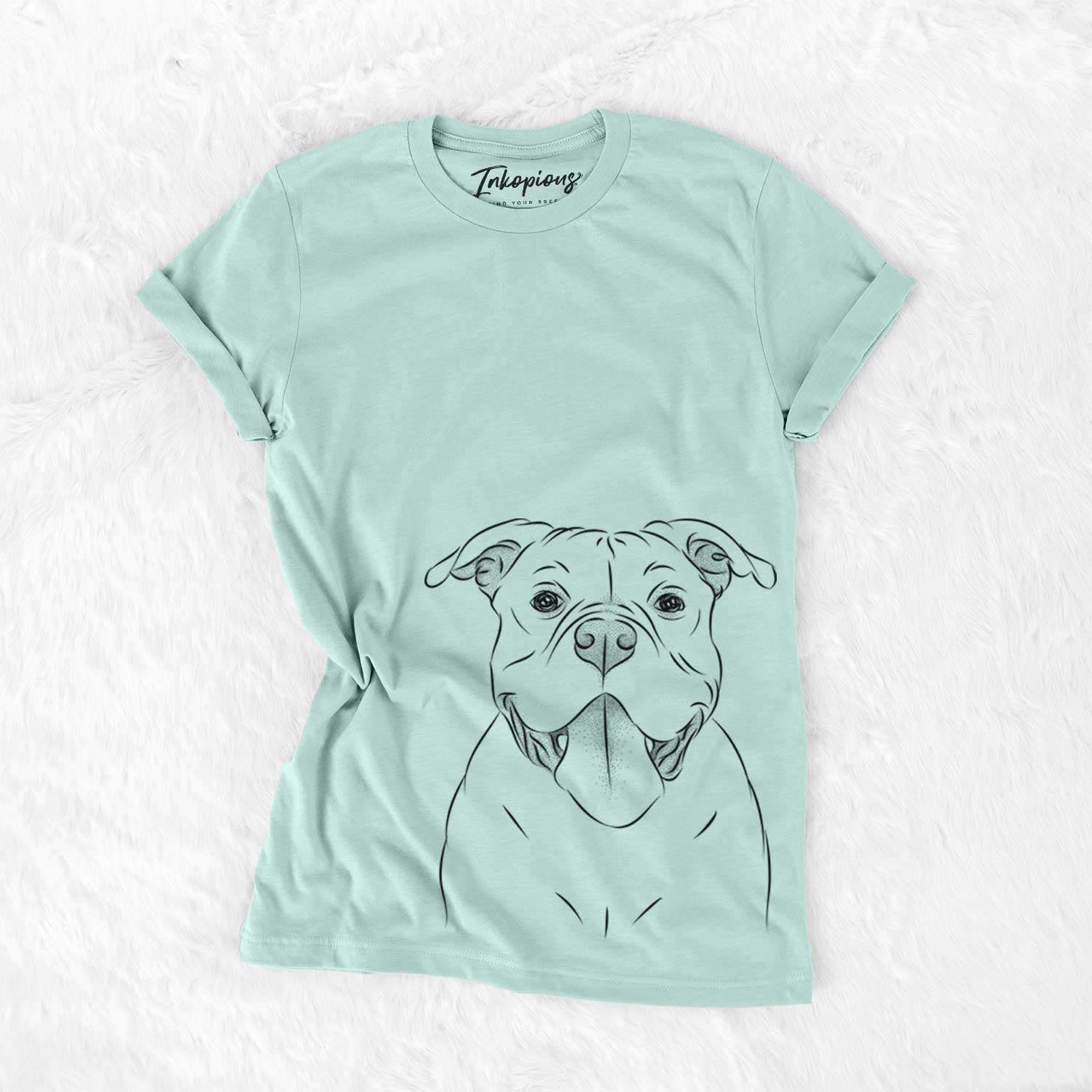 Bare Nacho the American Bully - Unisex Crewneck