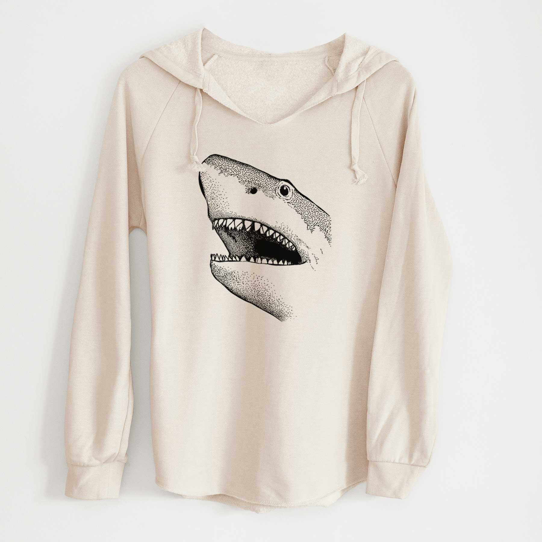 Bare Nado the Great White Shark - Cali Wave Hooded Sweatshirt