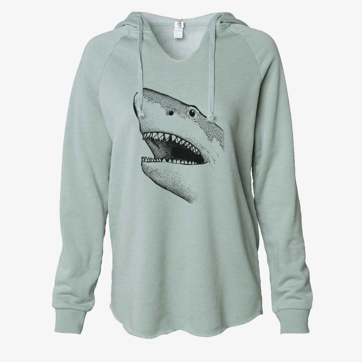 Nado the Great White Shark - Cali Wave Hooded Sweatshirt