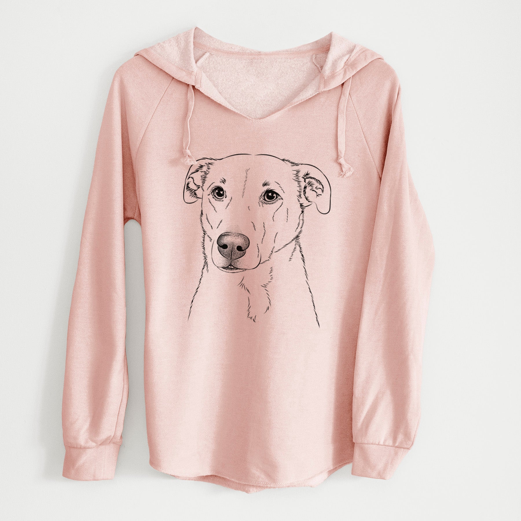 Bare Nala the American Staffordshire Terrier - Cali Wave Hooded Sweatshirt