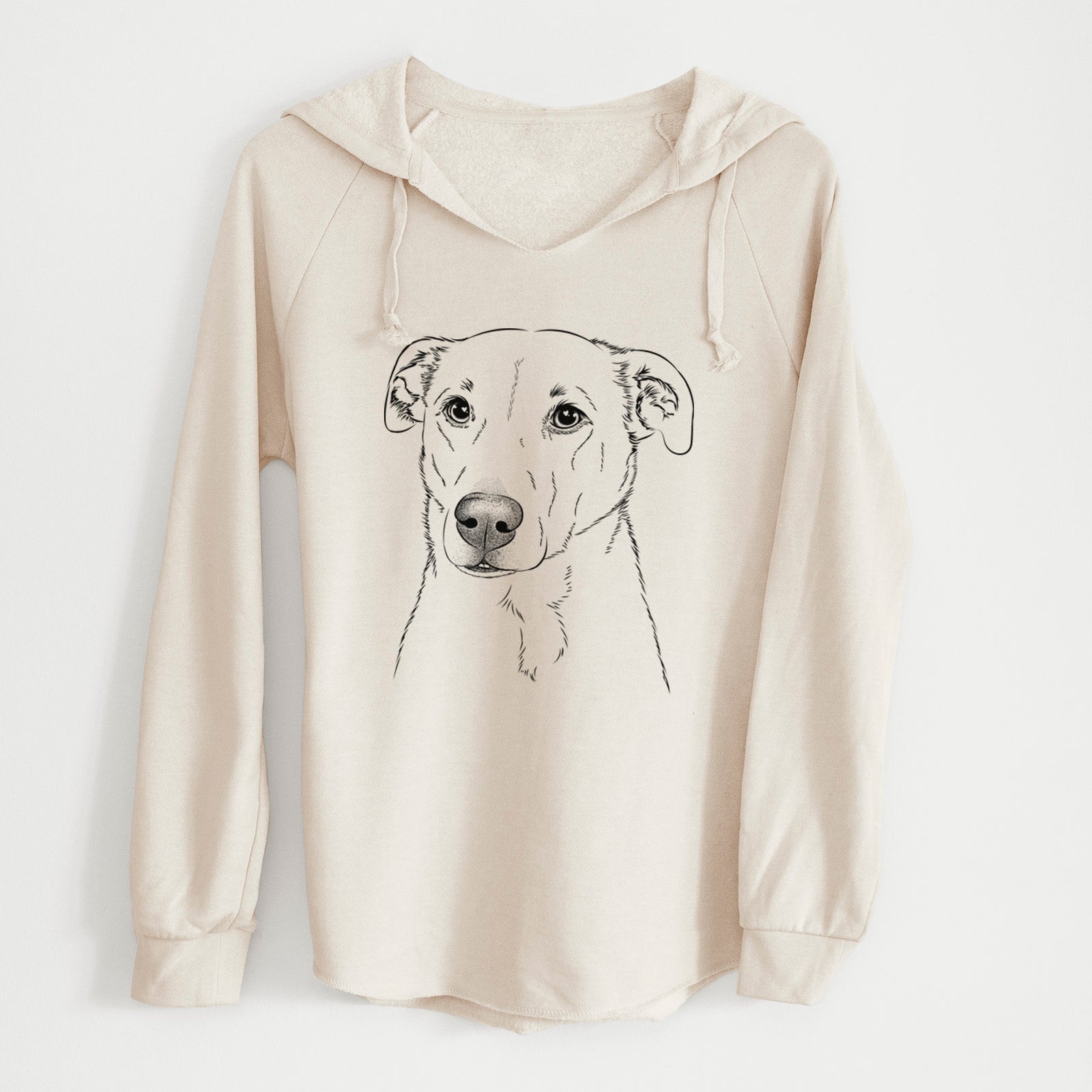 Bare Nala the American Staffordshire Terrier - Cali Wave Hooded Sweatshirt