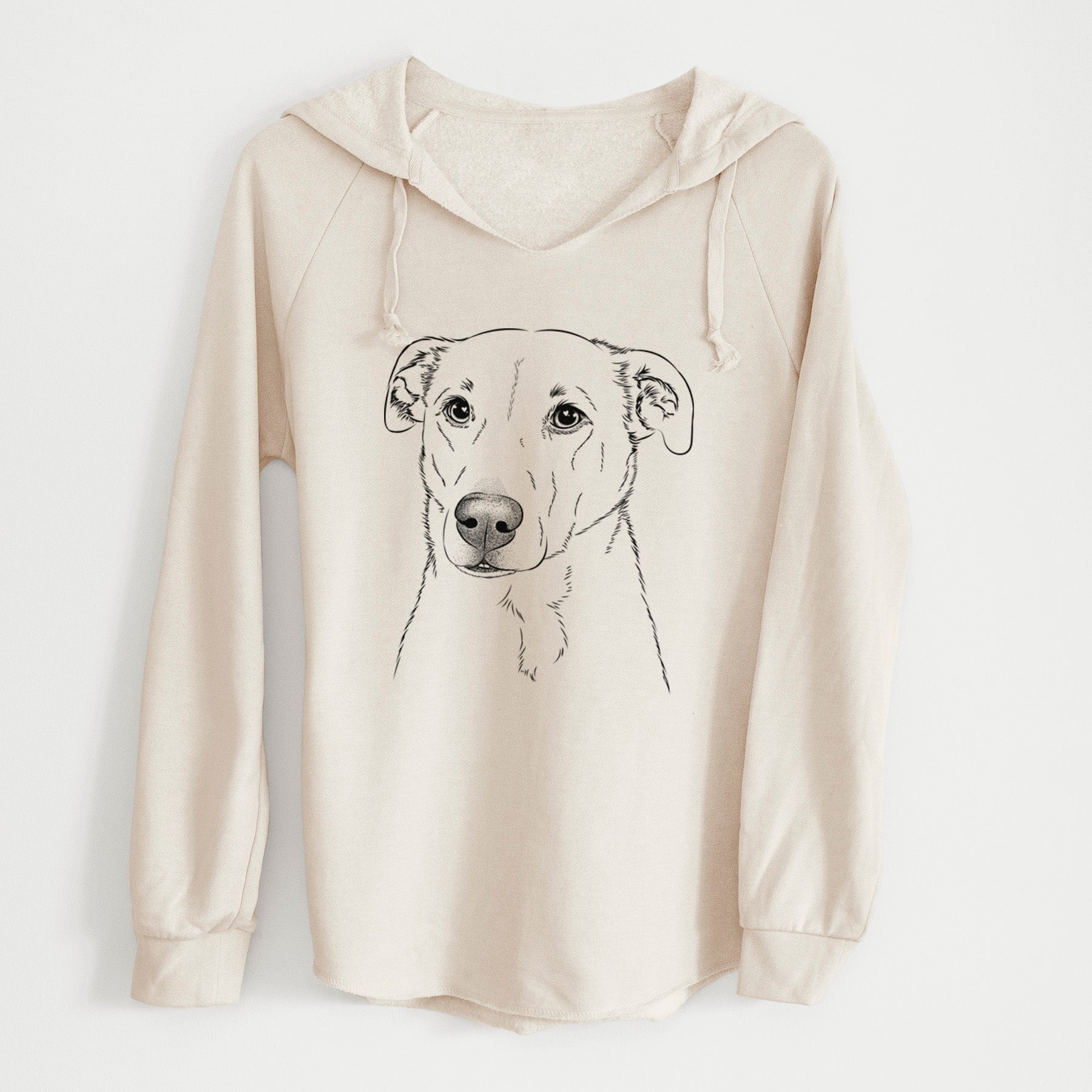 Bare Nala the American Staffordshire Terrier - Cali Wave Hooded Sweatshirt