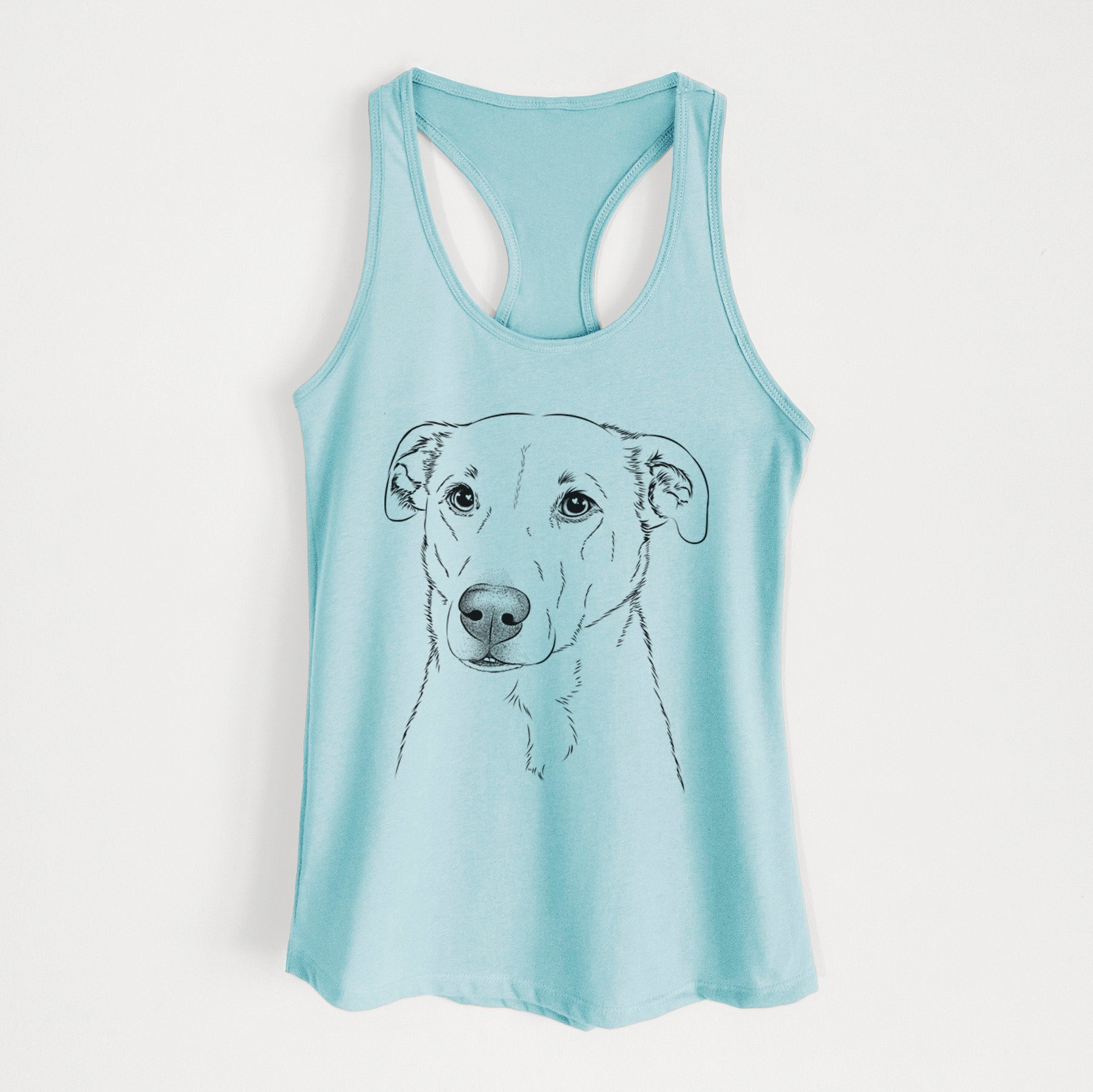 Nala the American Staffordshire Terrier - Women's Racerback Tanktop