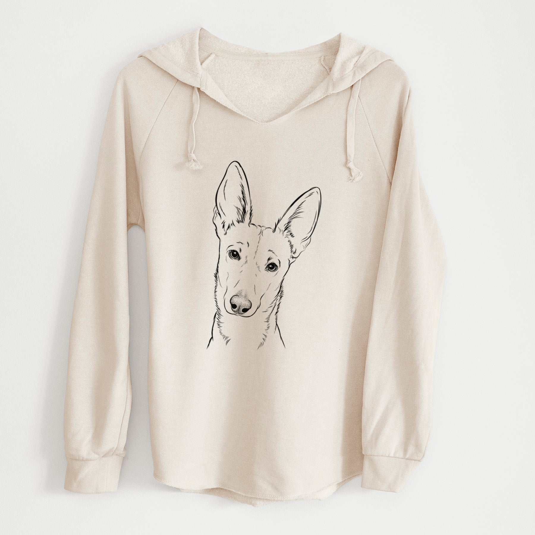 Bare Nala the Carolina Dog - Cali Wave Hooded Sweatshirt