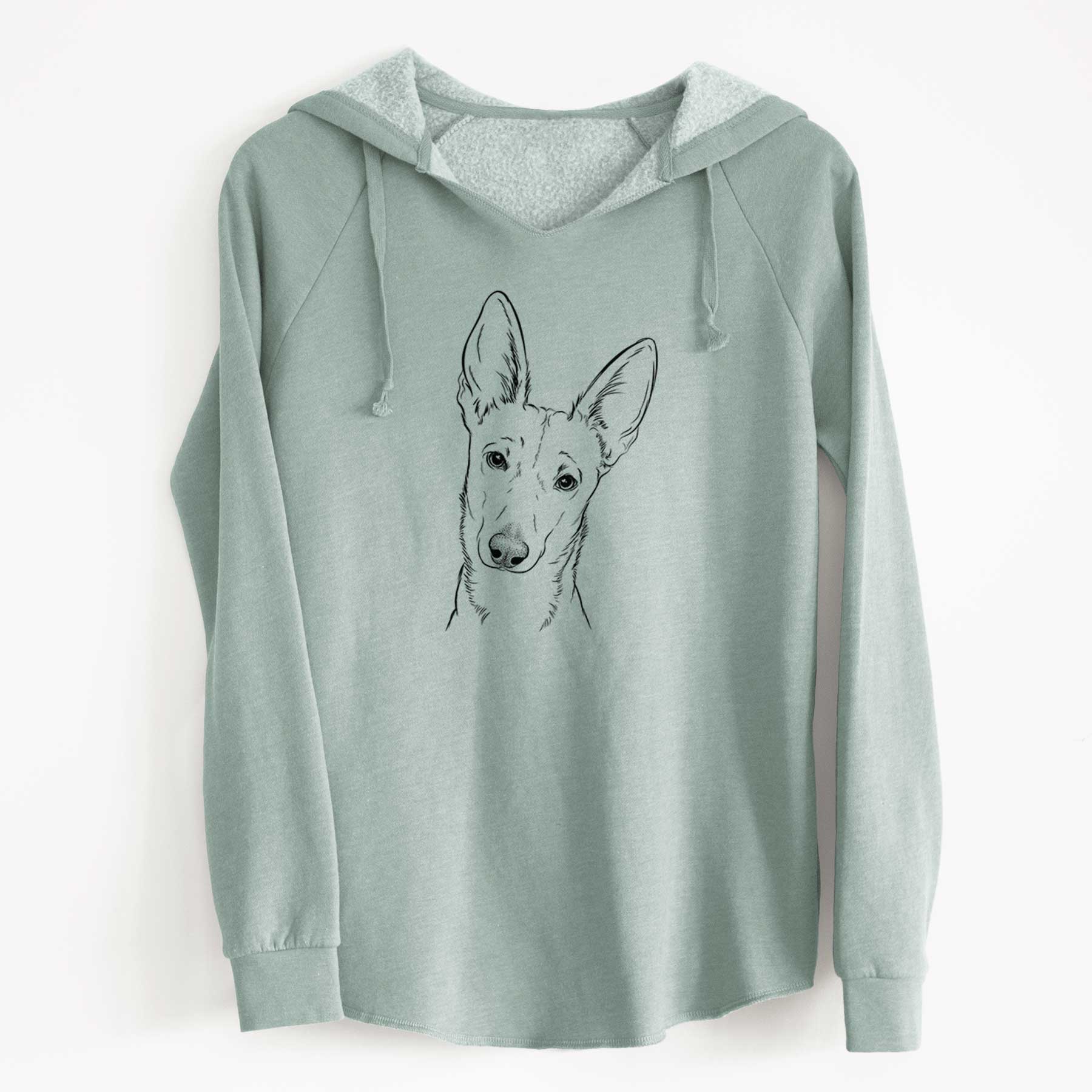 Bare Nala the Carolina Dog - Cali Wave Hooded Sweatshirt