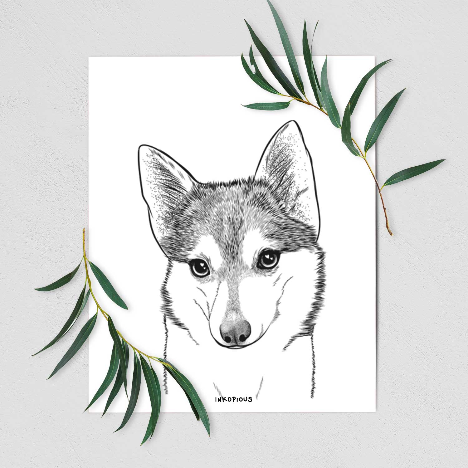 Nami the Alaskan Klee Kai Art Print