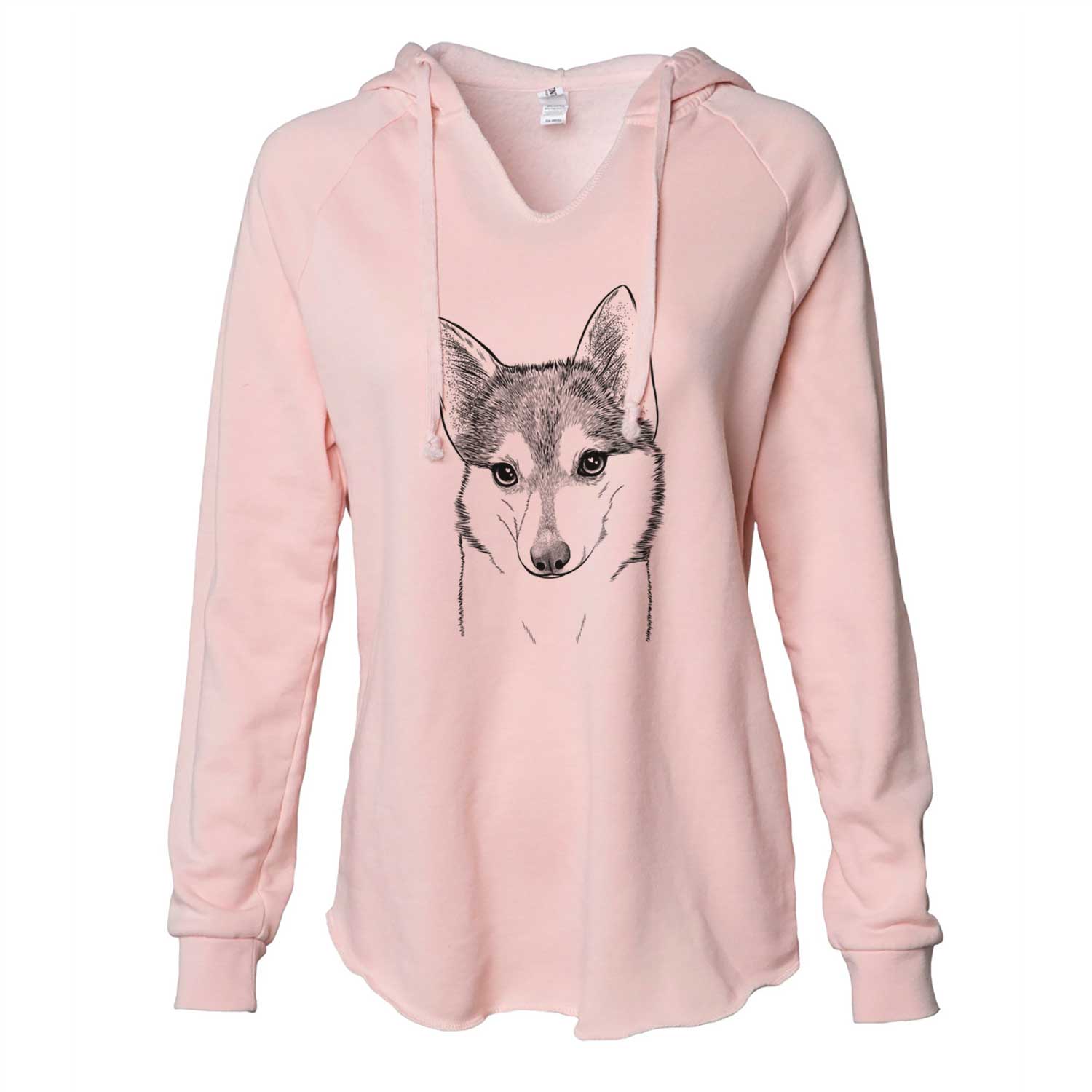 Nami the Alaskan Klee Kai - Cali Wave Hooded Sweatshirt