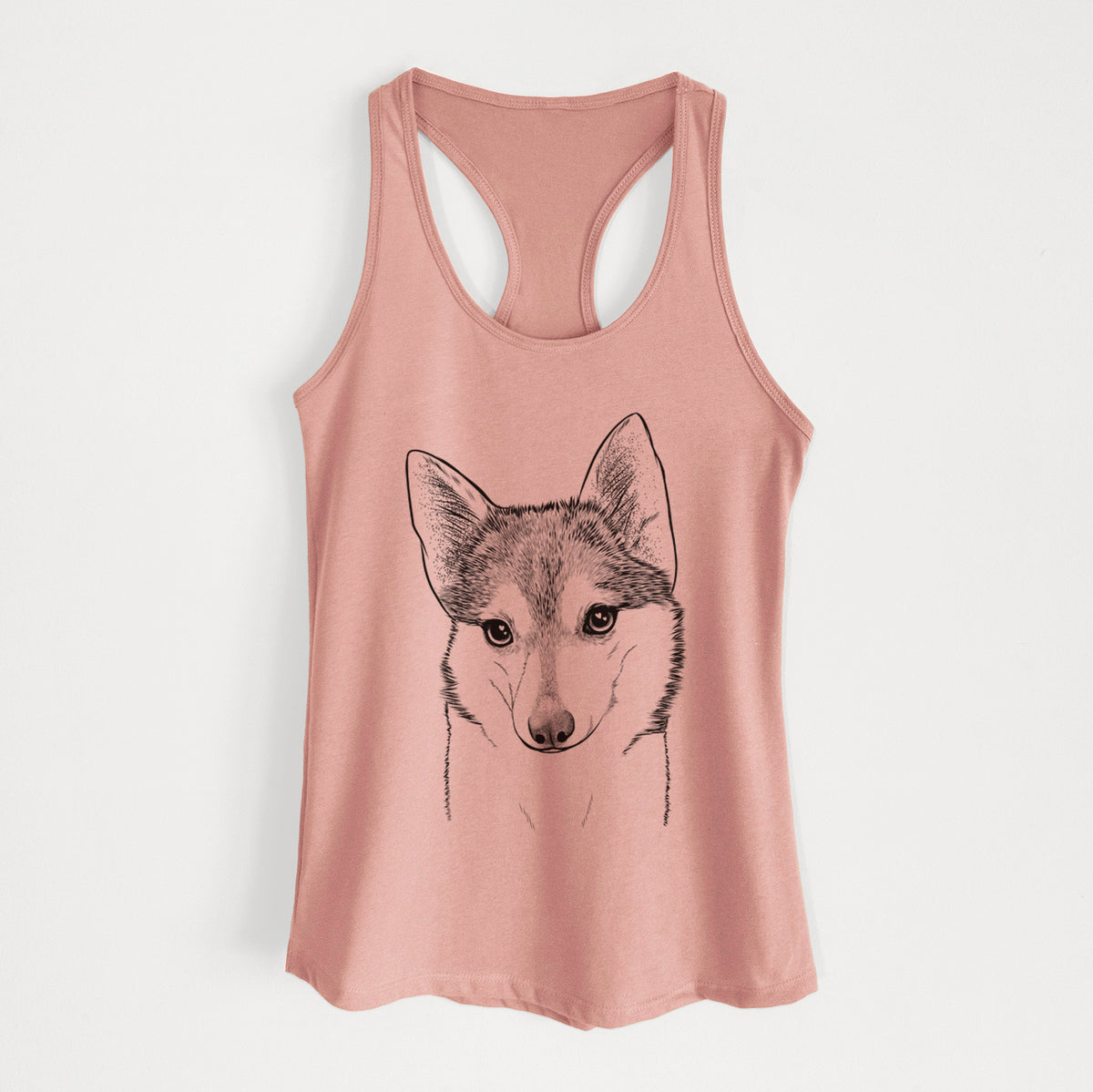 Nami the Alaskan Klee Kai - Women's Racerback Tanktop