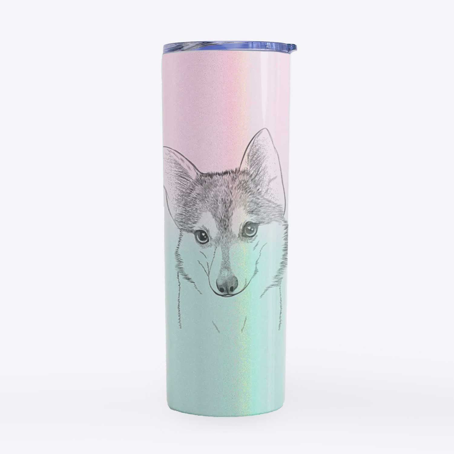 Nami the Alaskan Klee Kai - 20oz Skinny Tumbler