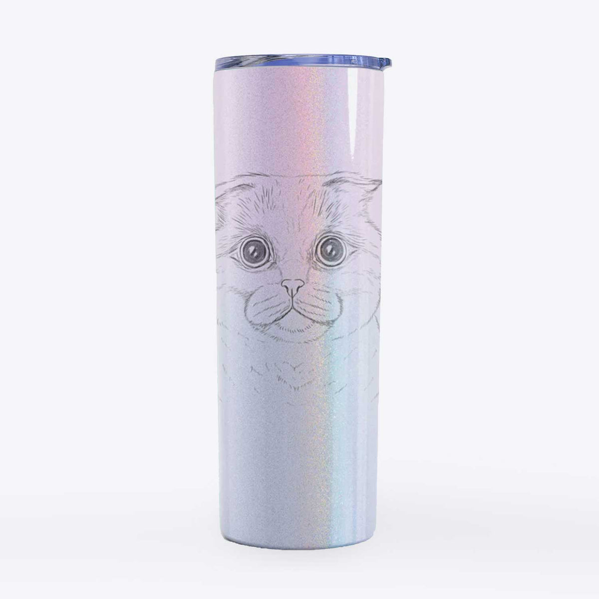 Neko the Scottish Fold Cat - 20oz Skinny Tumbler