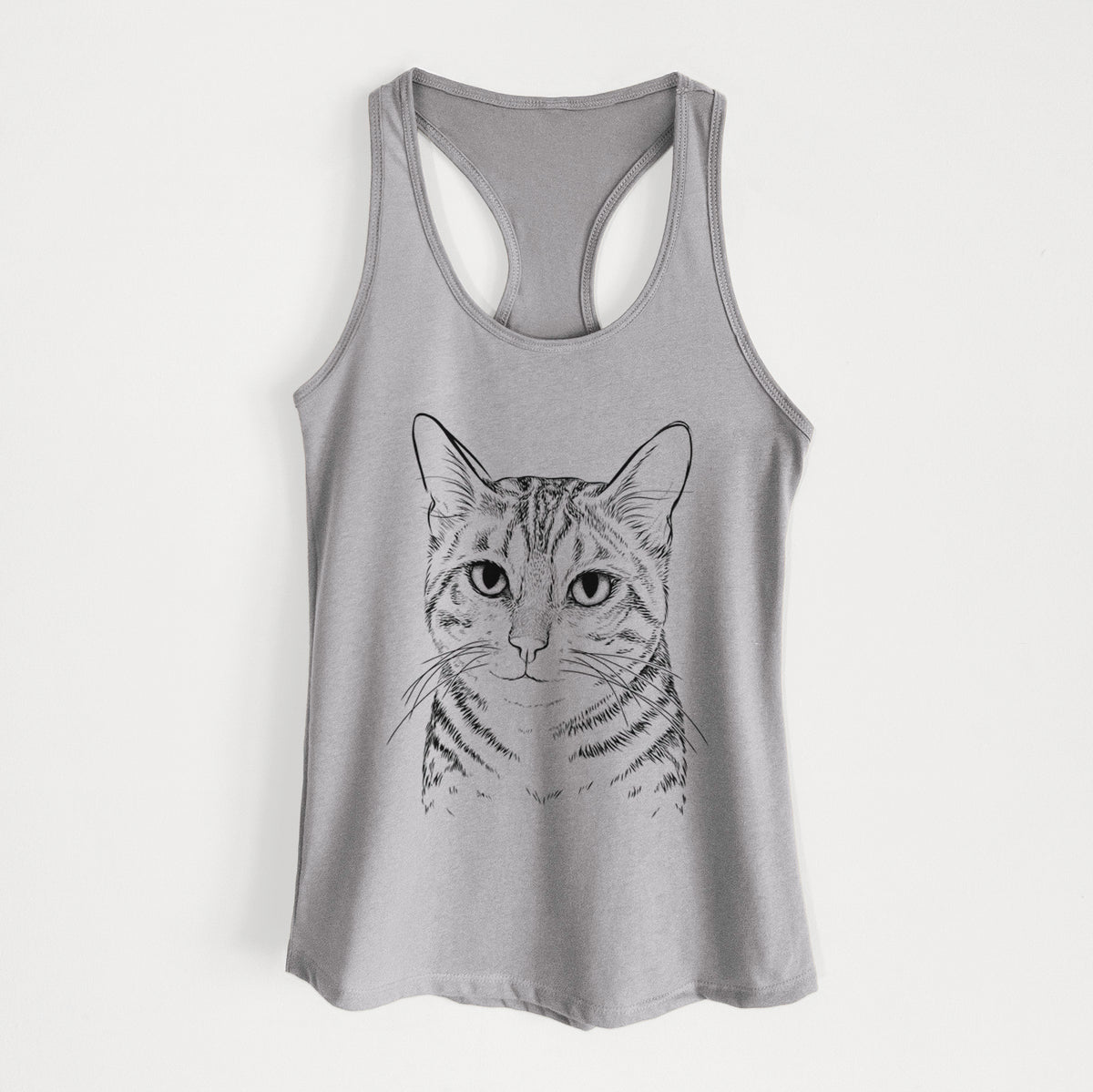 Nell the Tabby Cat - Women&#39;s Racerback Tanktop