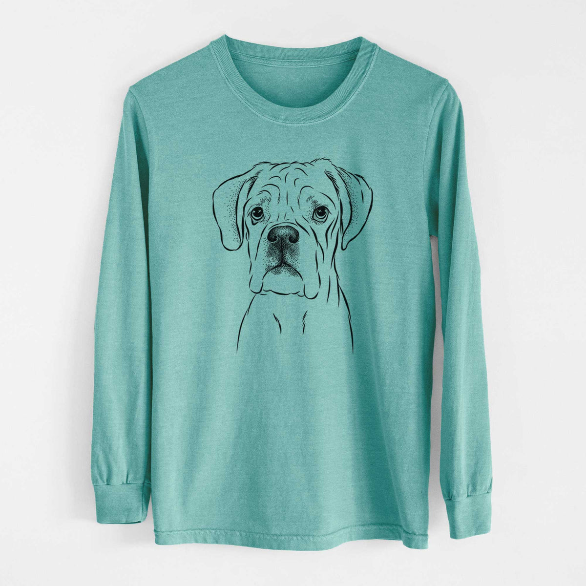 Bare Nelly the Boxer - Heavyweight 100% Cotton Long Sleeve