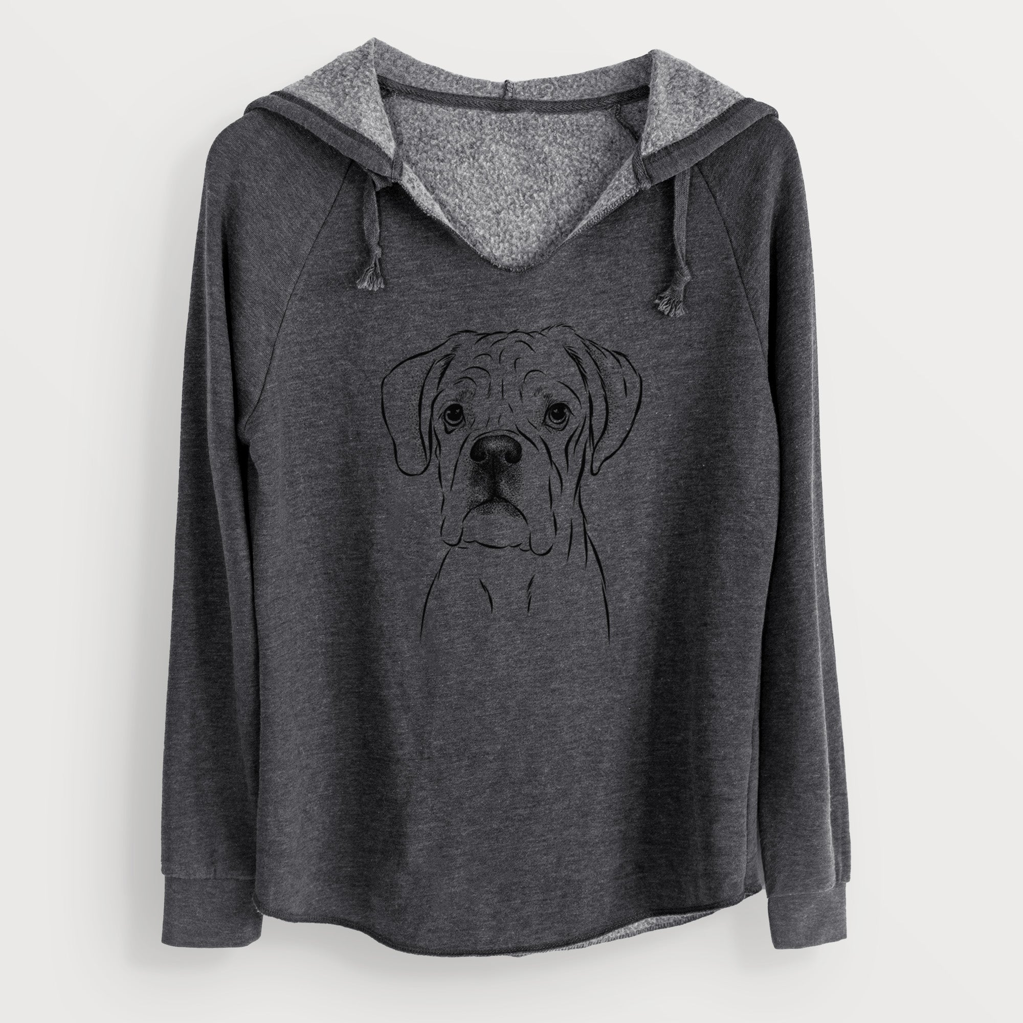 Bare Nelly the Boxer - Cali Wave Hooded Sweatshirt