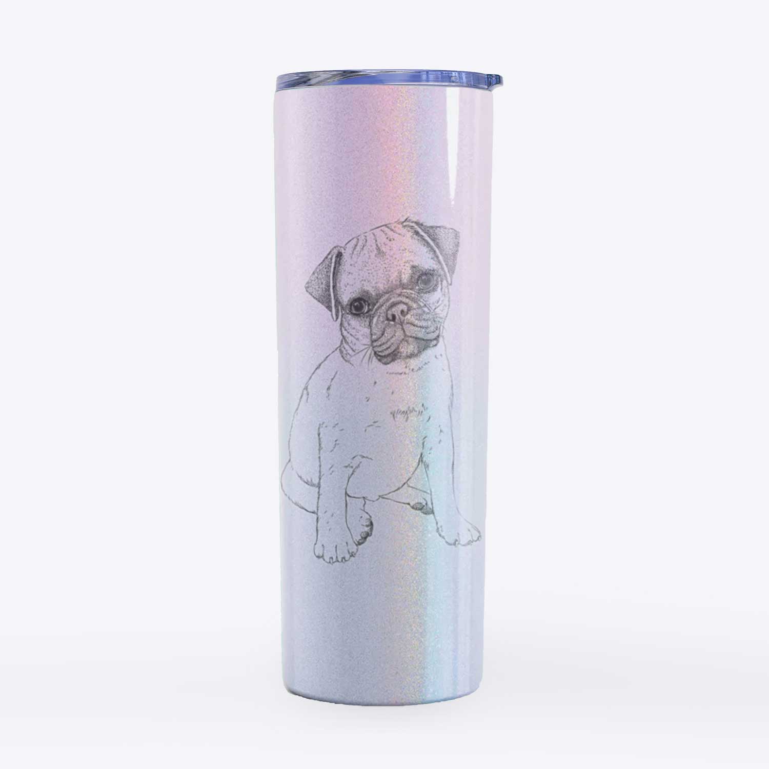 Nelson the Pug Puppy - 20oz Skinny Tumbler