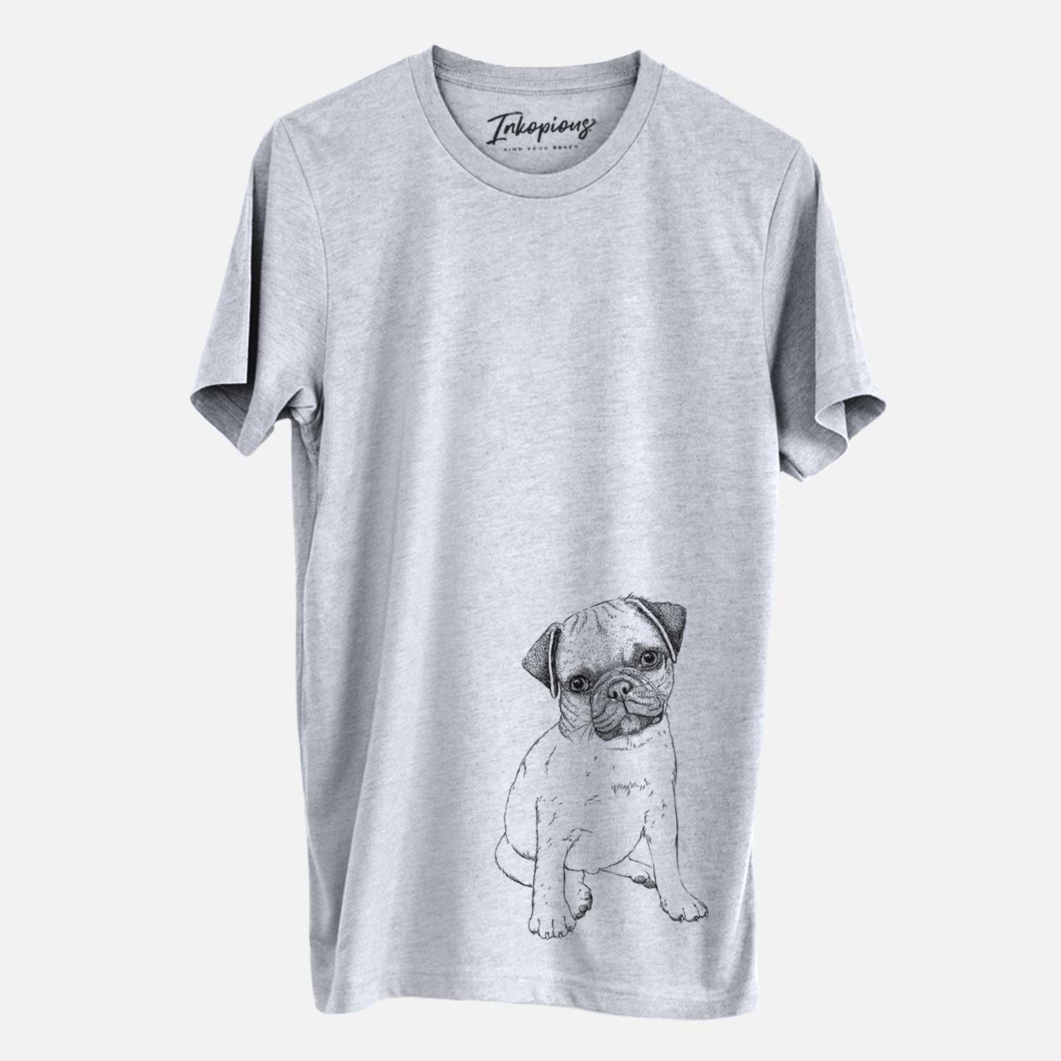 Bare Nelson the Pug Puppy - Unisex Crewneck