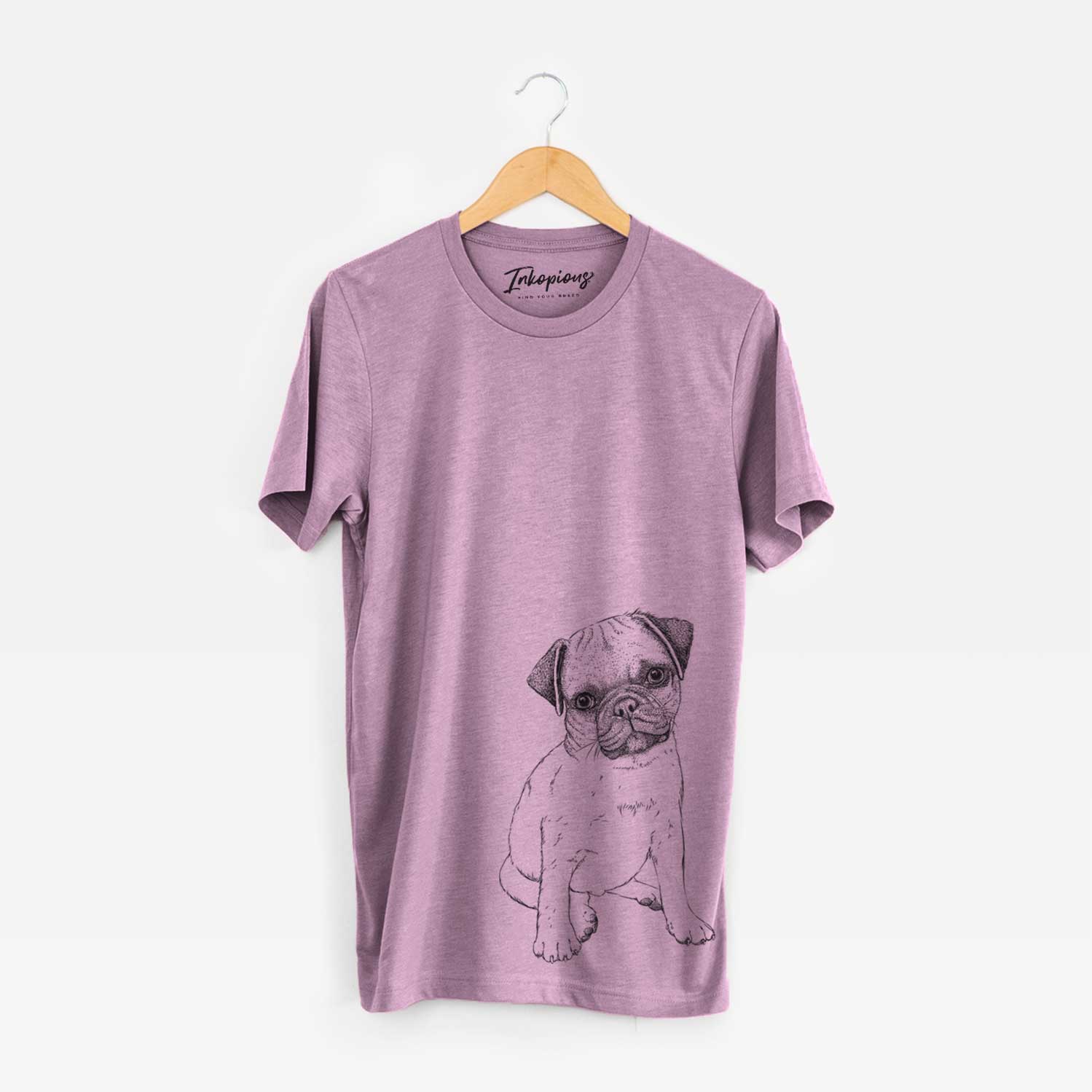 Bare Nelson the Pug Puppy - Unisex Crewneck