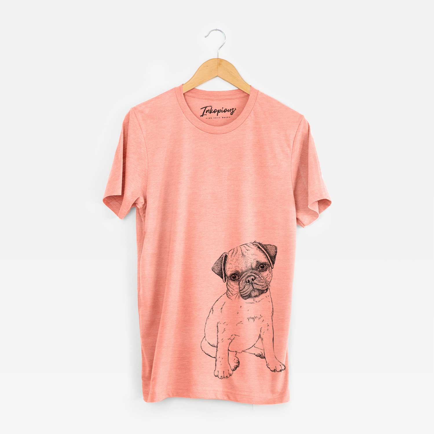 Nelson the Pug Puppy - Bella Canvas Unisex Crewneck