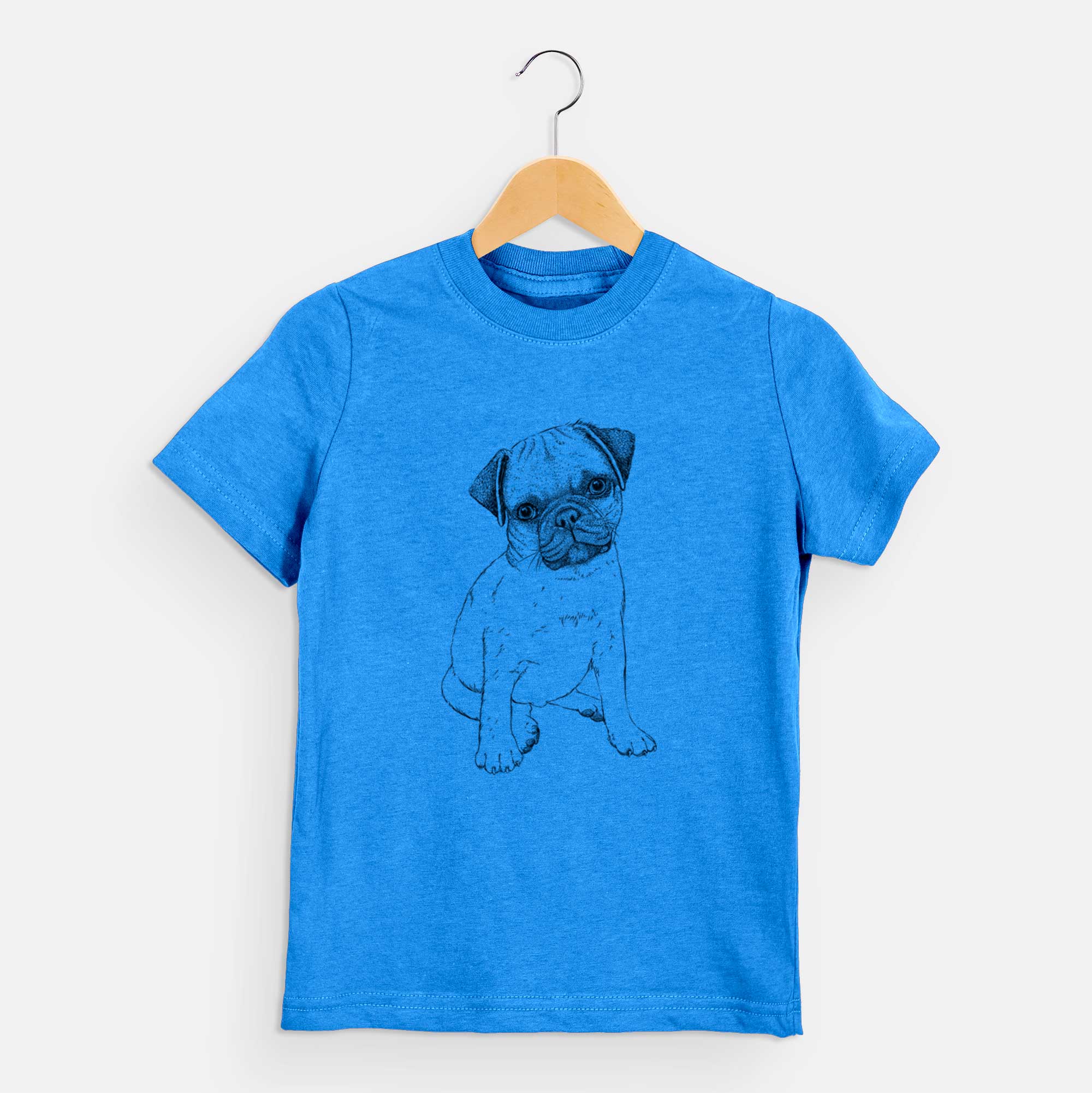 Bare Nelson the Pug Puppy - Kids/Youth/Toddler Shirt