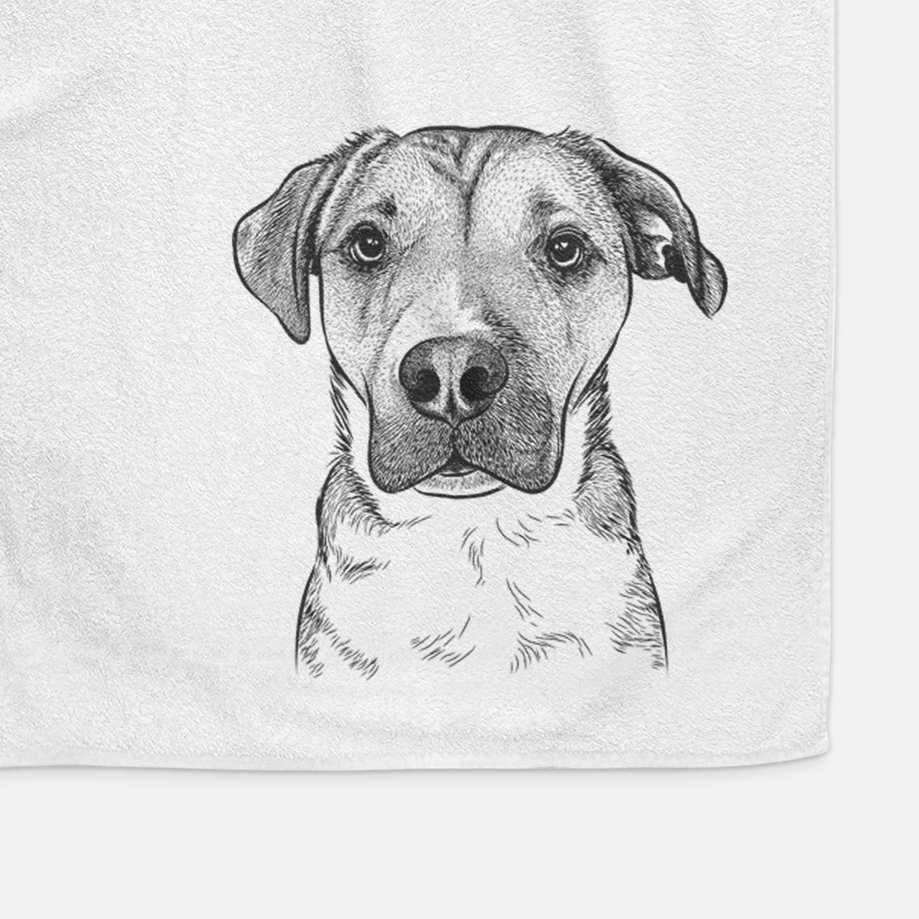 Nemo the Mixed Breed Decorative Hand Towel