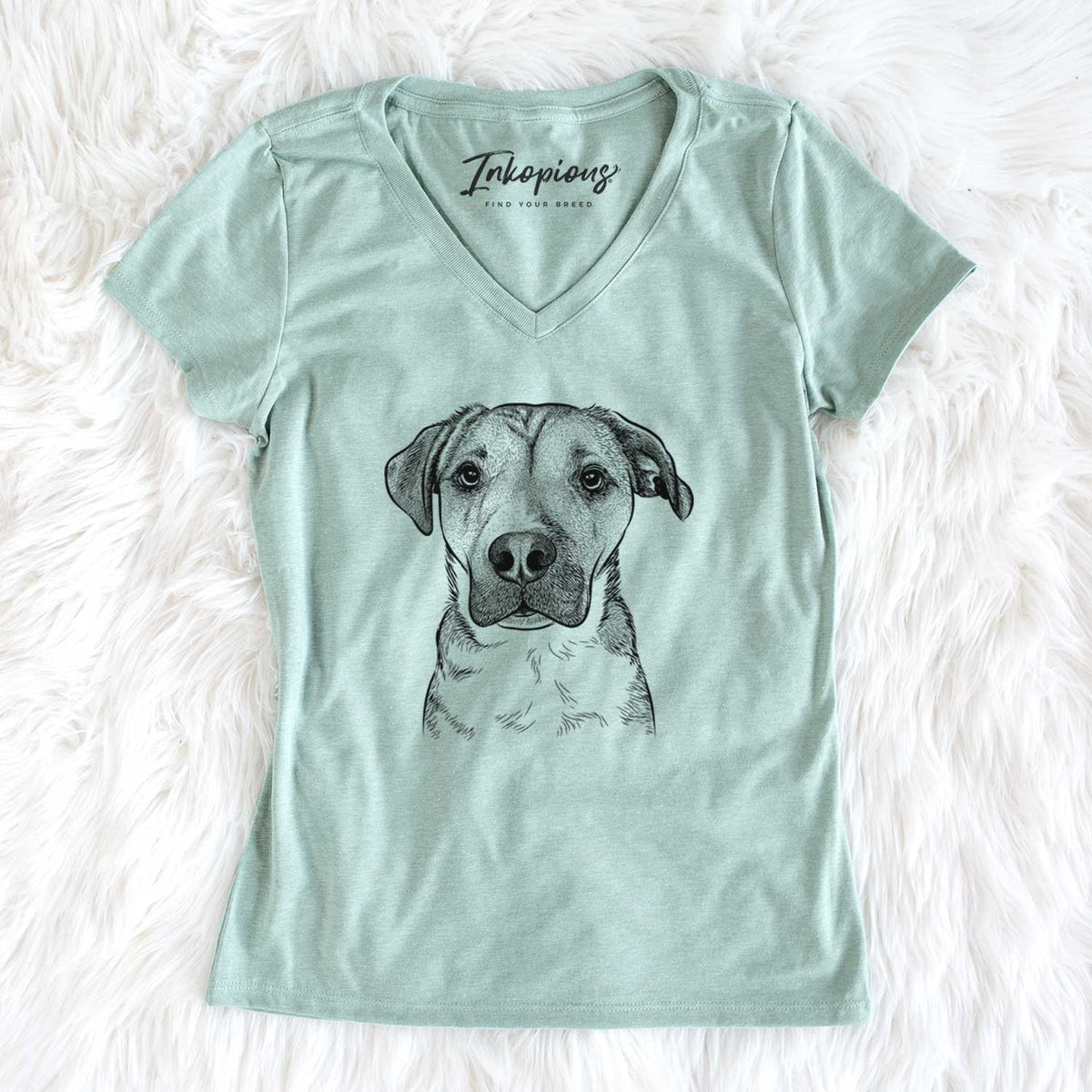 Bare Nemo the Mixed Breed - Women&#39;s V-neck Shirt