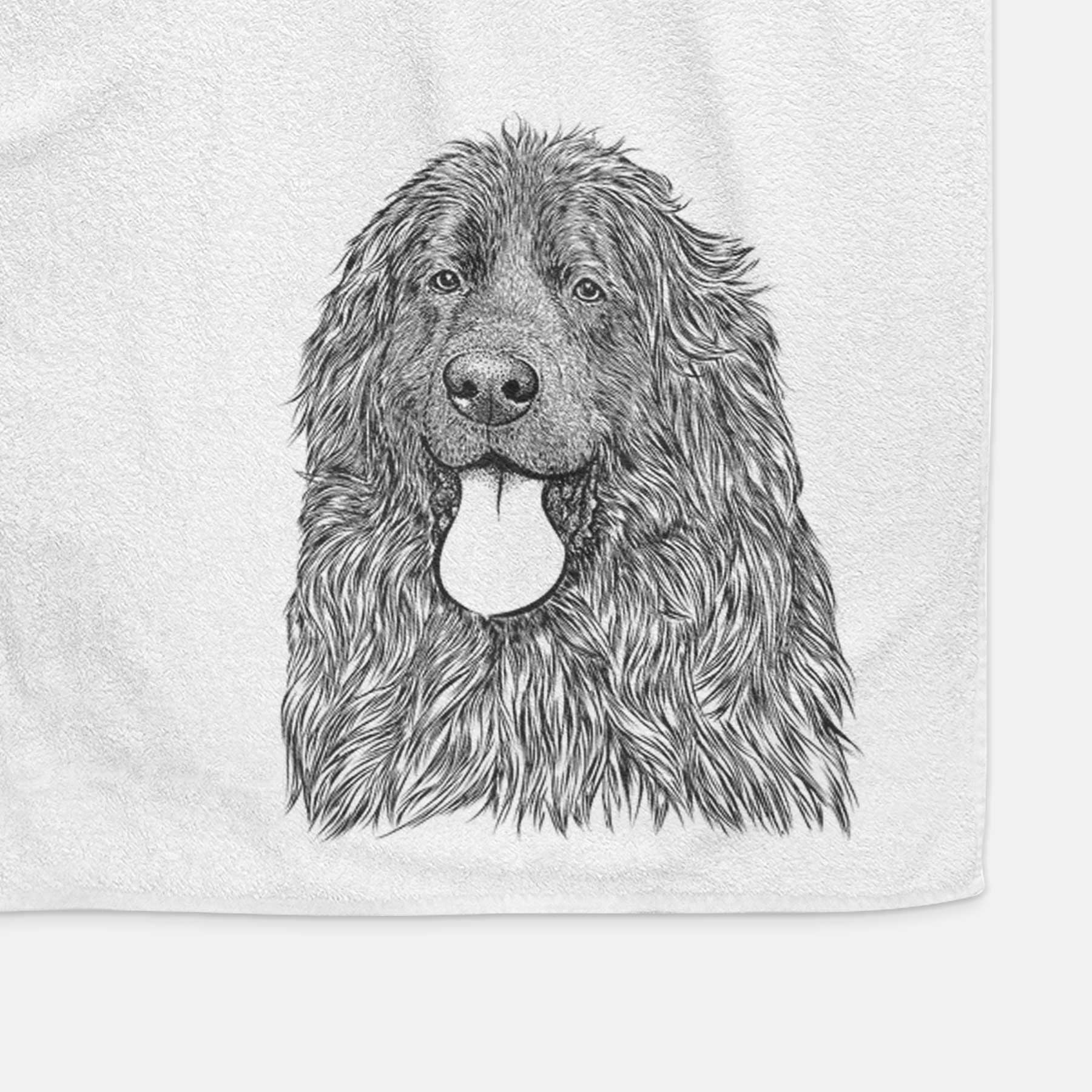 Neptune the Newfoundland Decorative Hand Towel