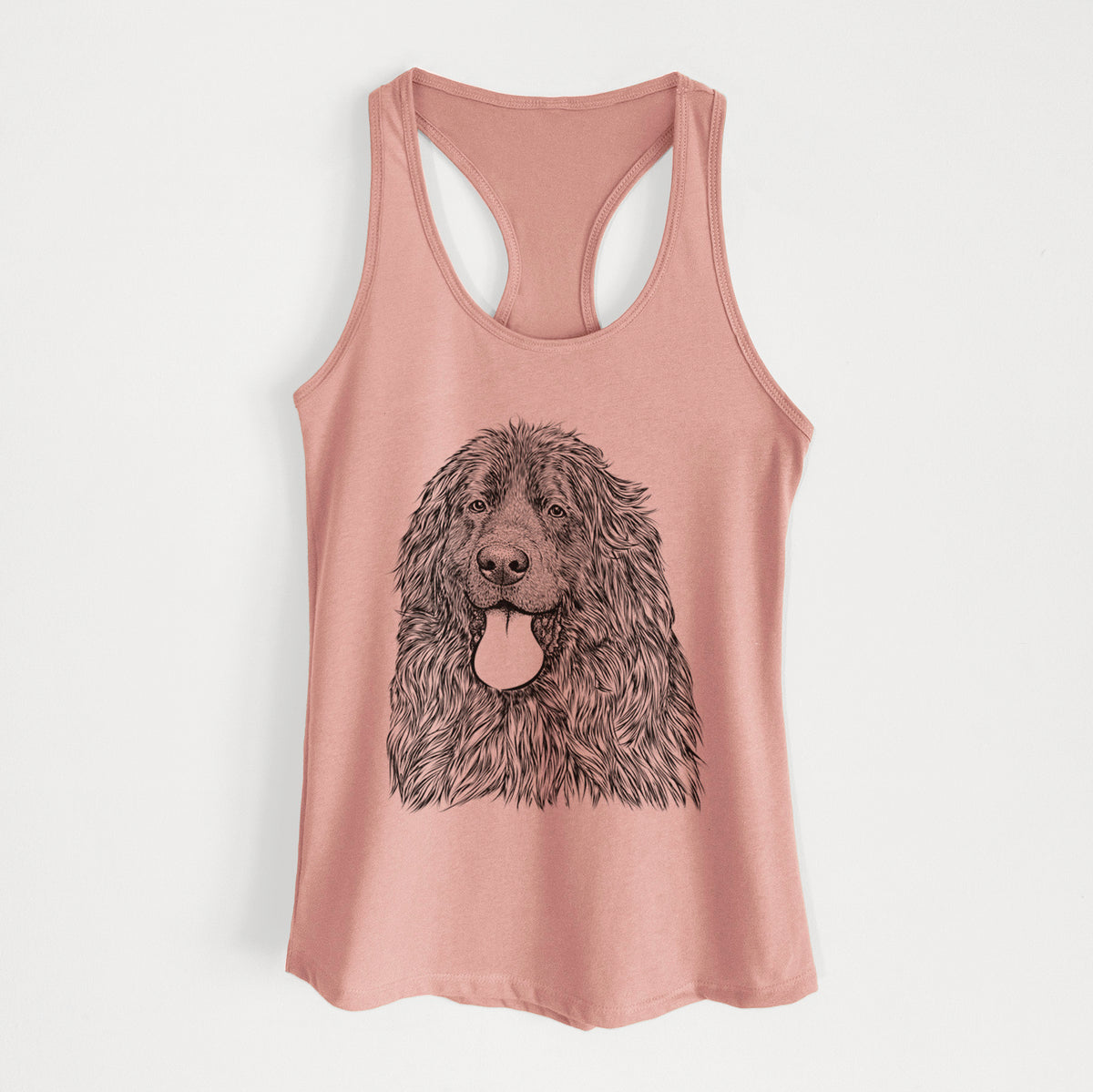 Neptune the Newfoundland - Women's Racerback Tanktop