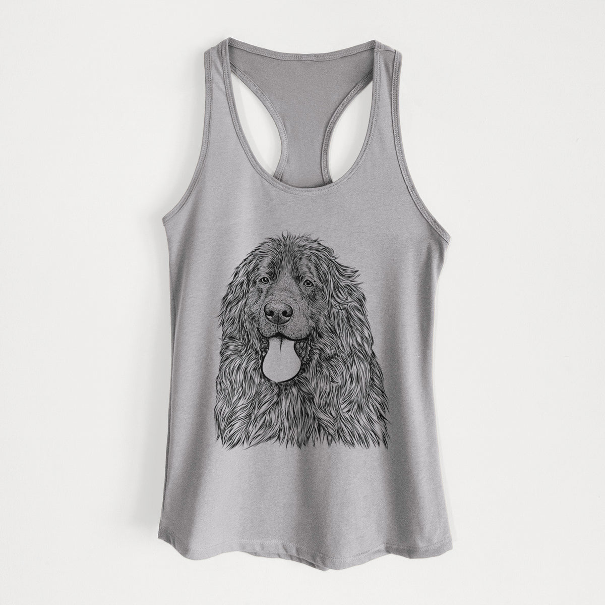 Neptune the Newfoundland - Women&#39;s Racerback Tanktop