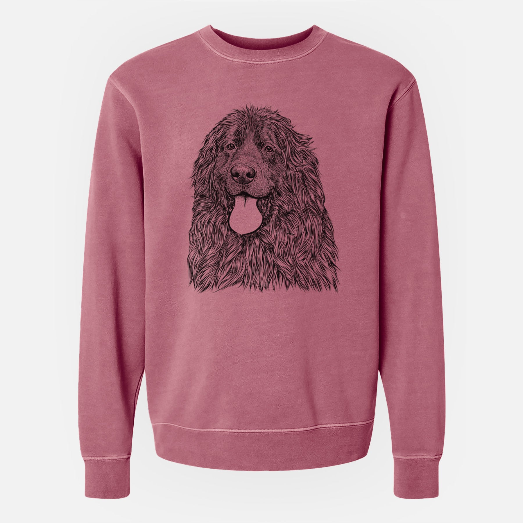 Bare Neptune the Newfoundland - Unisex Pigment Dyed Crew Sweatshirt