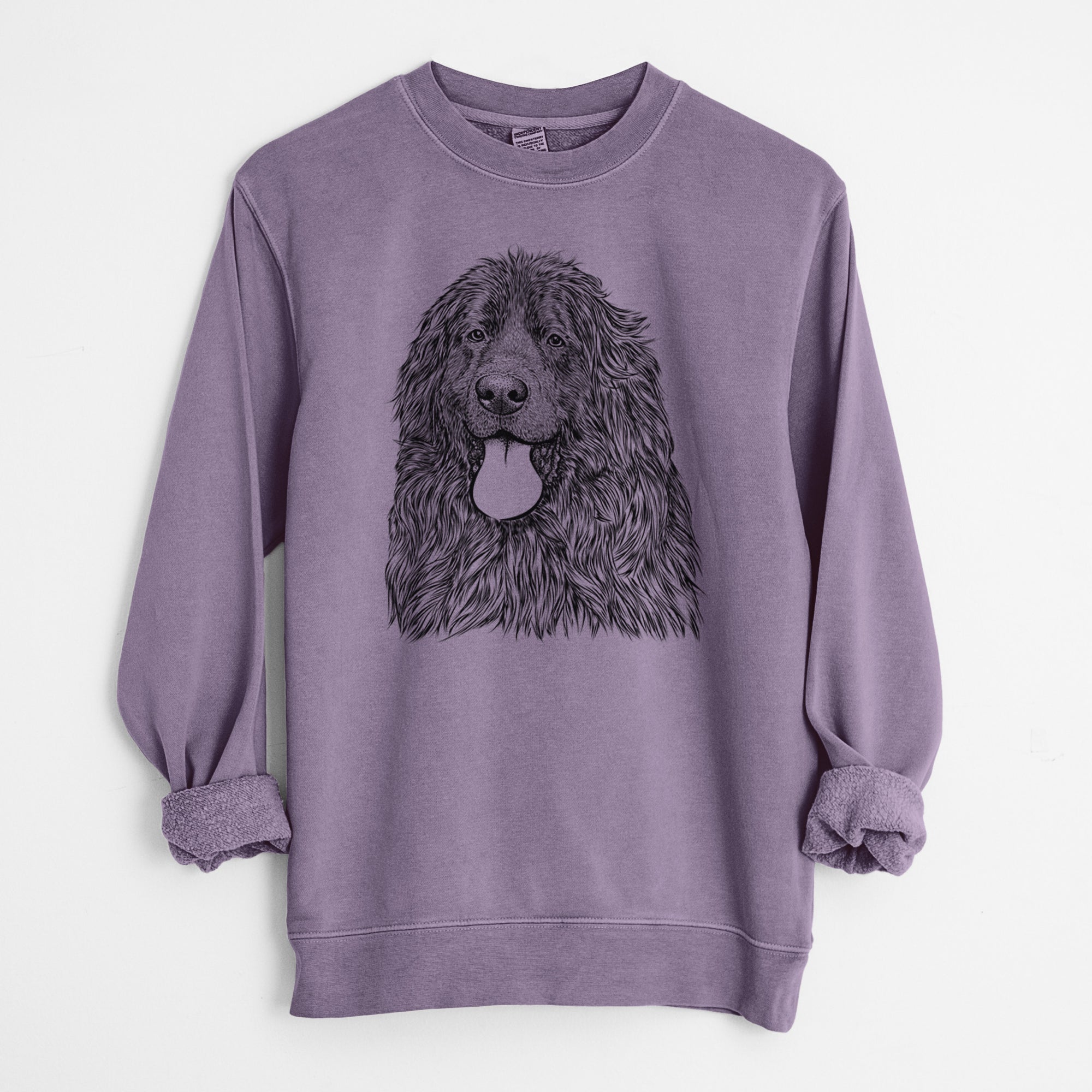 Bare Neptune the Newfoundland - Unisex Pigment Dyed Crew Sweatshirt