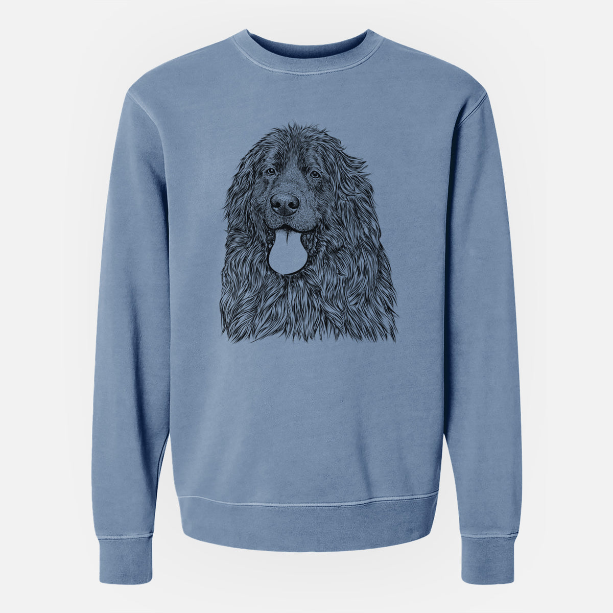 Bare Neptune the Newfoundland - Unisex Pigment Dyed Crew Sweatshirt