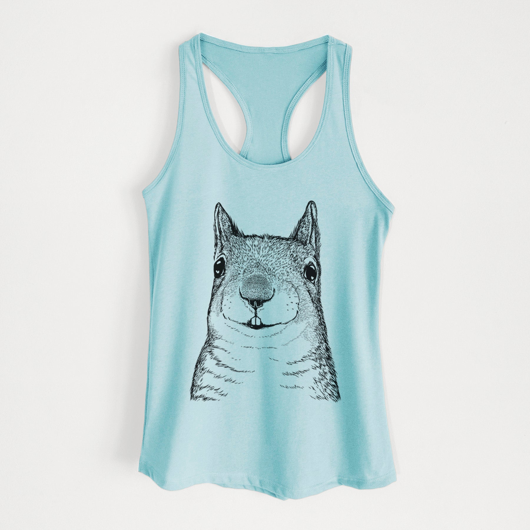 Nibbles the Squirrel - Women's Racerback Tanktop