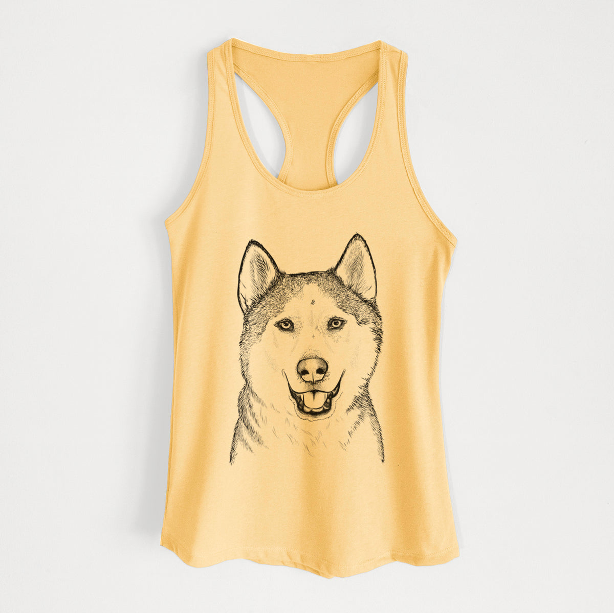 Nika the Siberian Husky - Women's Racerback Tanktop