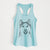 Nika the Siberian Husky - Women's Racerback Tanktop