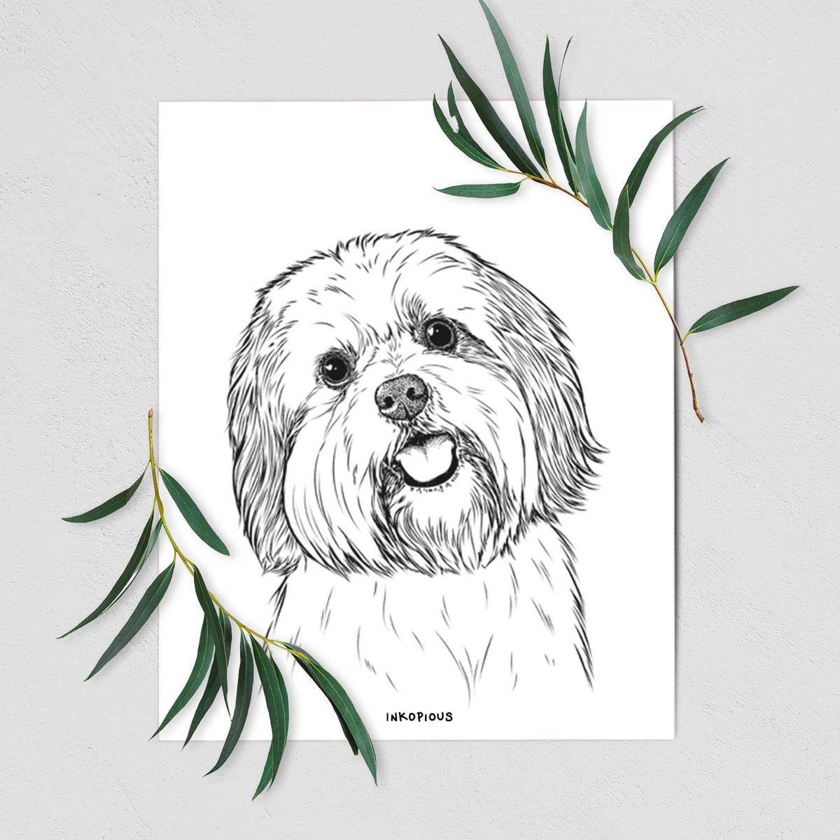 Nikka the Lowchen Art Print