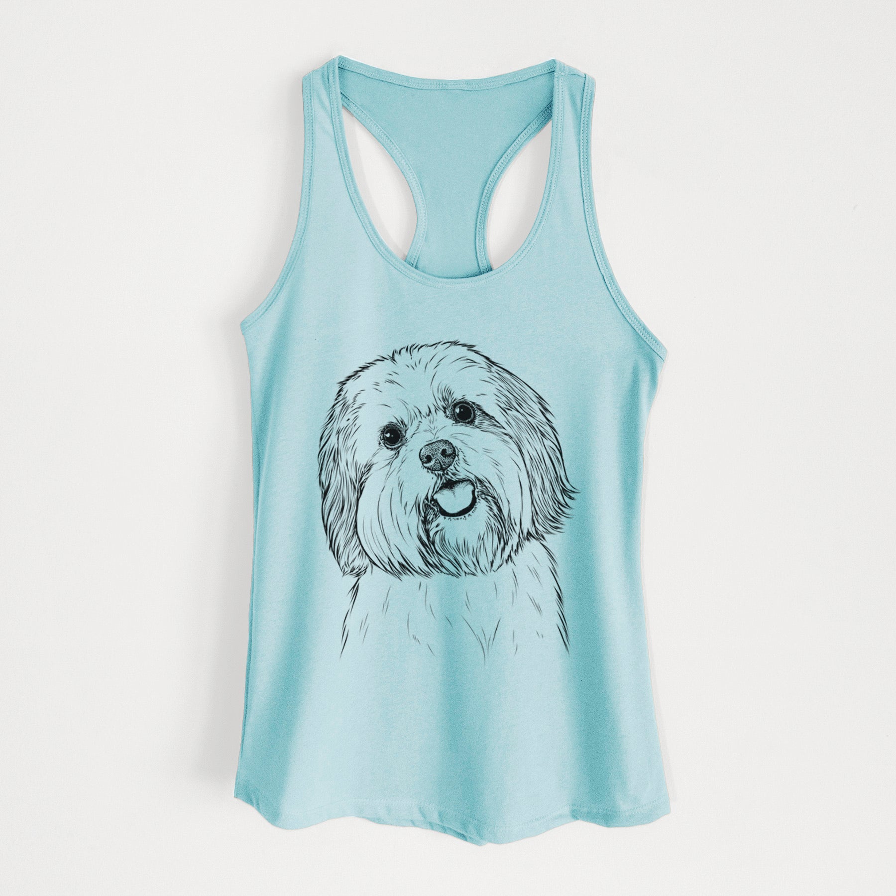 Nikka the Lowchen - Women's Racerback Tanktop