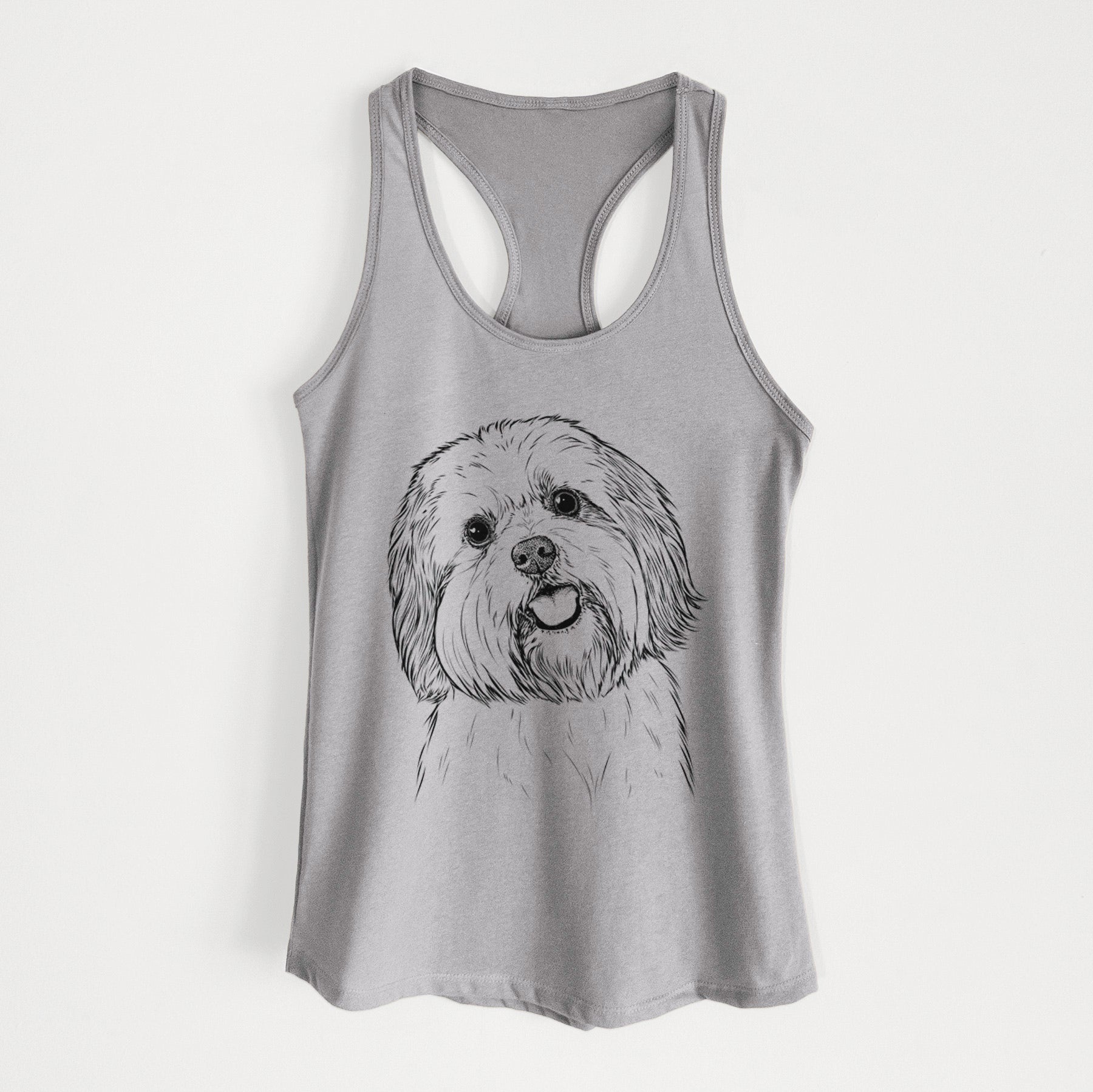 Nikka the Lowchen - Women's Racerback Tanktop