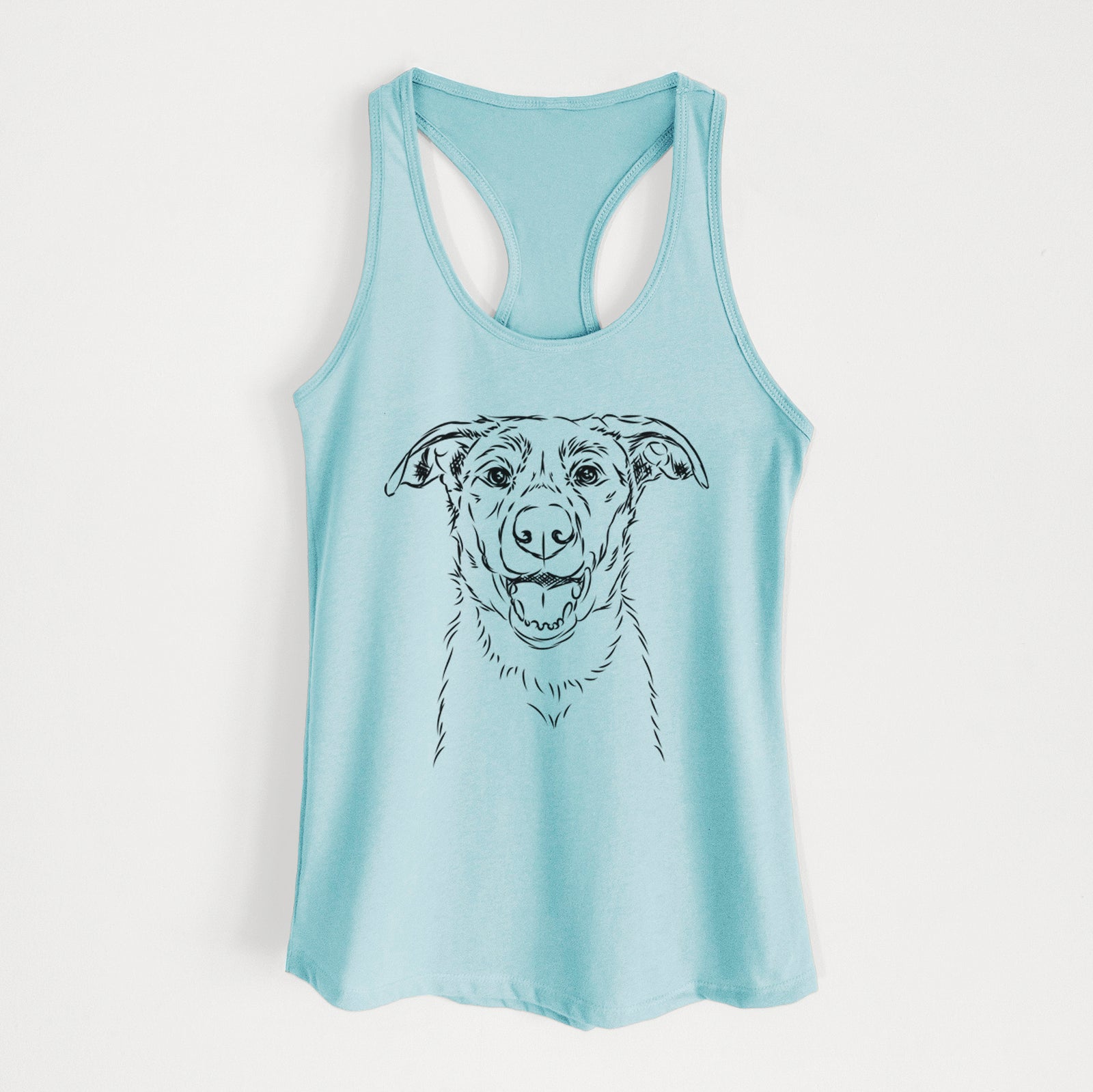 Noah the Border Collie - Women's Racerback Tanktop