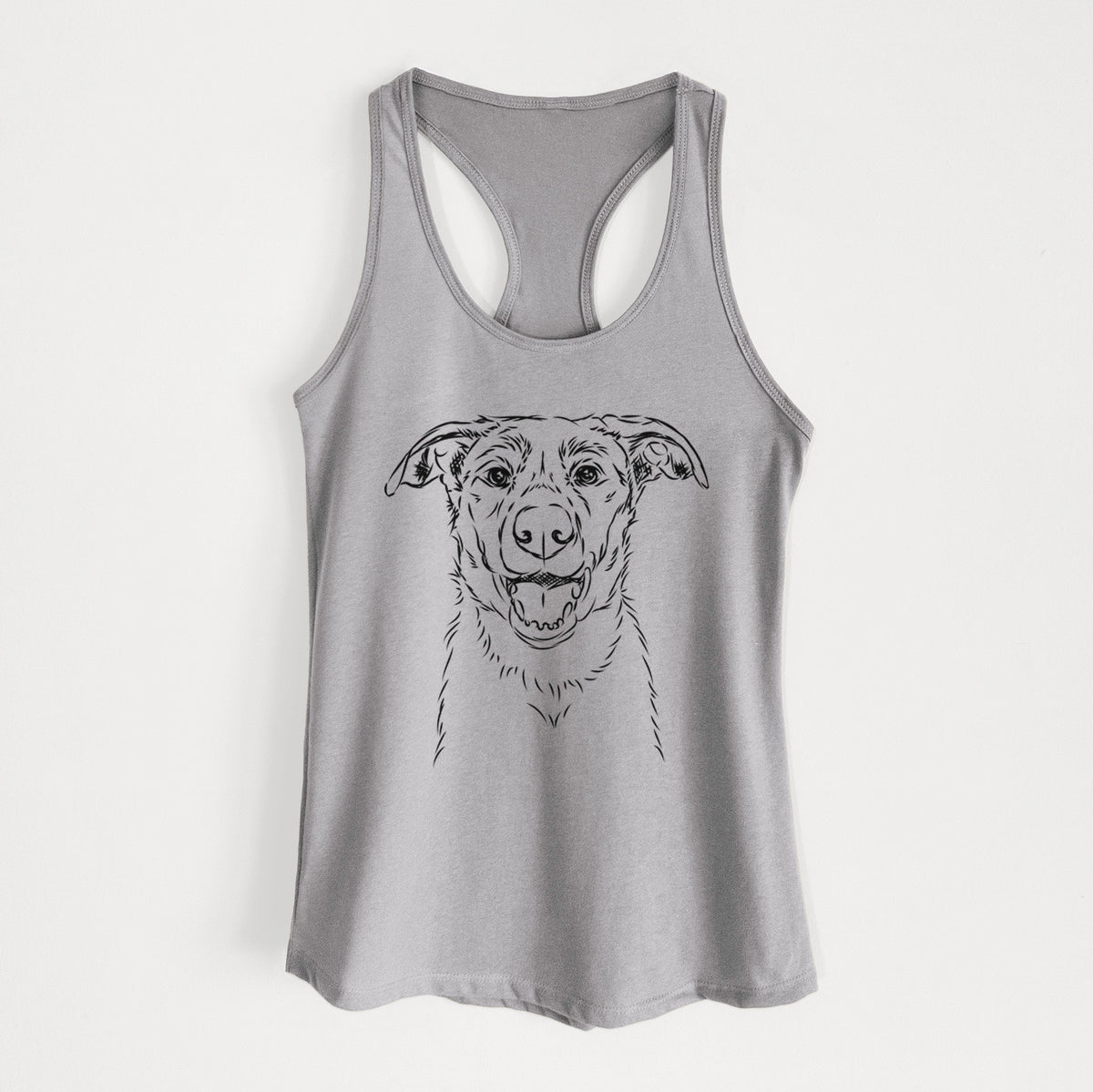 Noah the Border Collie - Women&#39;s Racerback Tanktop