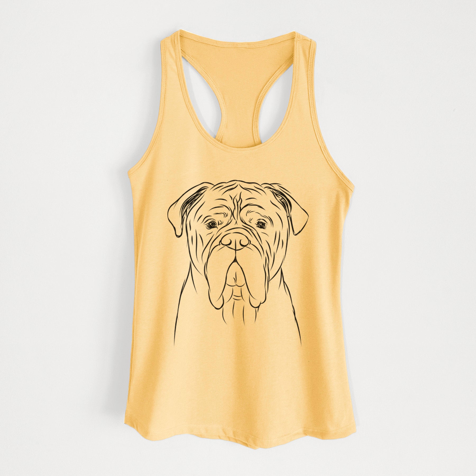 Nolan the Bull Mastiff - Women's Racerback Tanktop