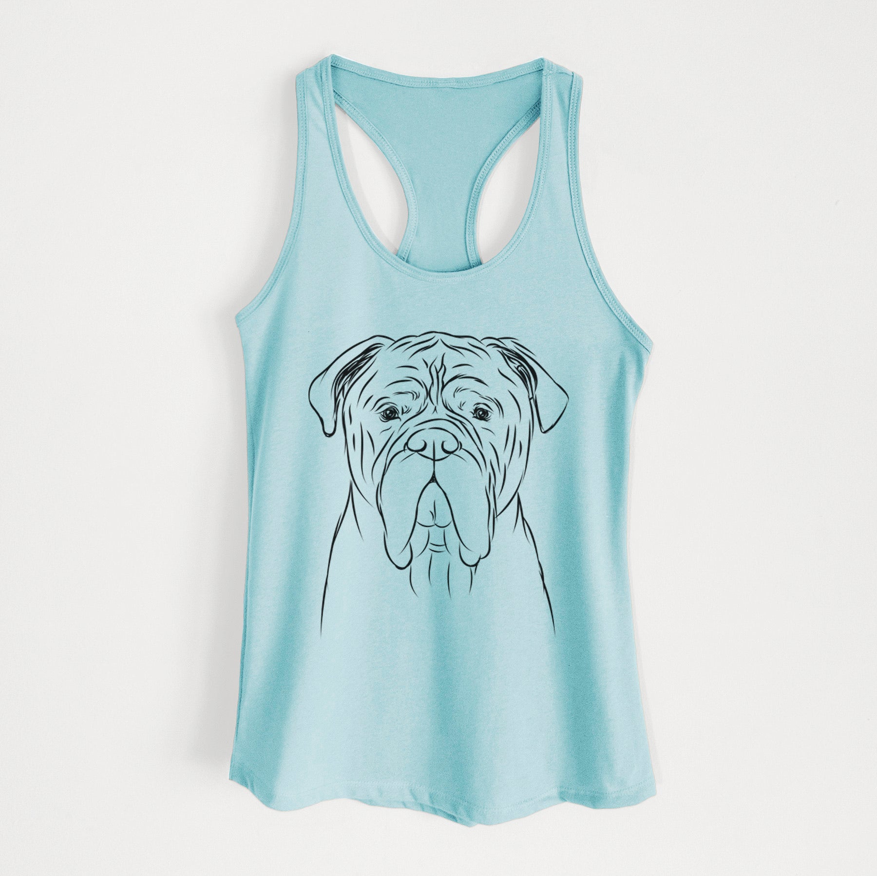 Nolan the Bull Mastiff - Women's Racerback Tanktop